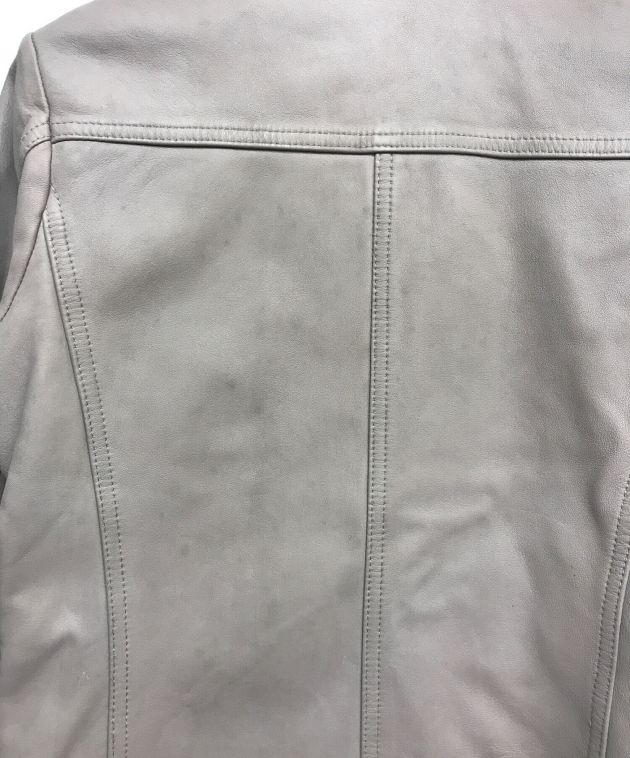 中古・古着通販】Noble (ノーブル) ソフトラムレザーライダース