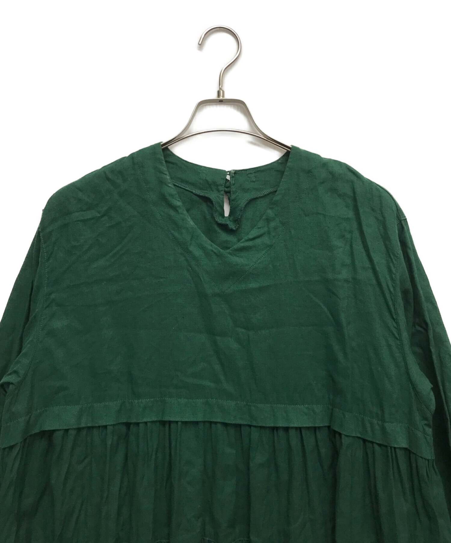 nestrobe ネストローブ　23AWギャザーティアードワンピース nestrobe ネストローブ 23AWギャザーティアードワンピース