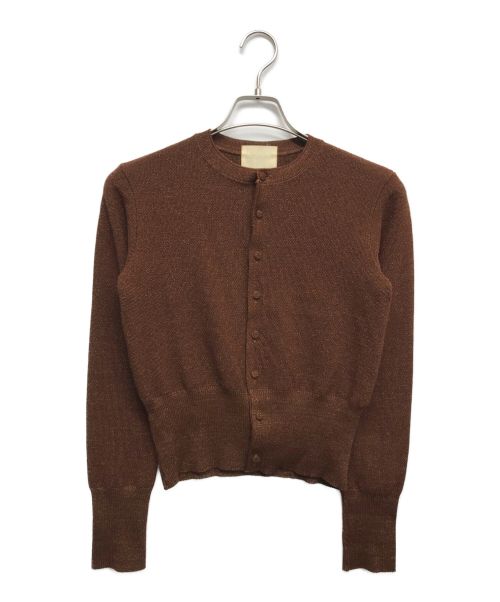 【新品・未使用】 JUN MIKAMI Vネック ニットブラウン JUN MIKAMI Vネックニット brown jun mikami ブラウン Brand New