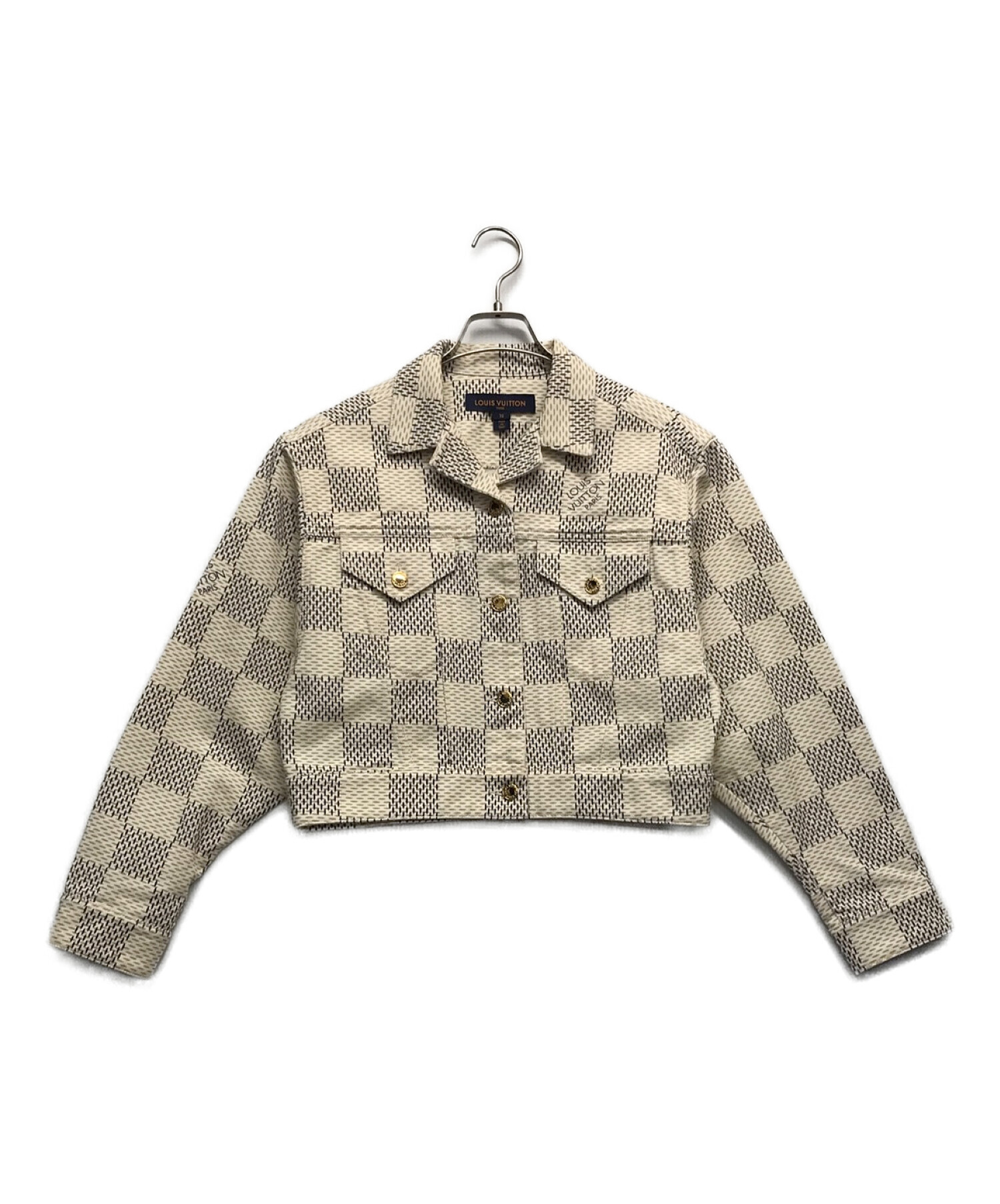 LOUIS VUITTON ルイ ヴィトン 裏地 ダミエ ナイロン ジャケット