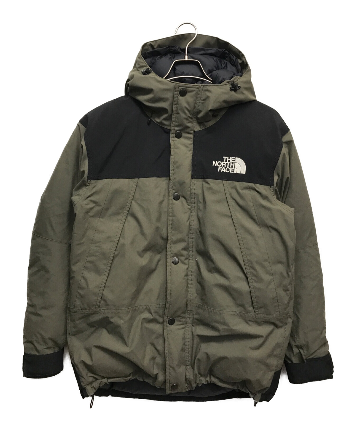 THE NORTH FACE マウンテンダウンジャケット　カーキ 中古・古着通販】THE NORTH FACE (ザ ノース フェイス) マウンテン