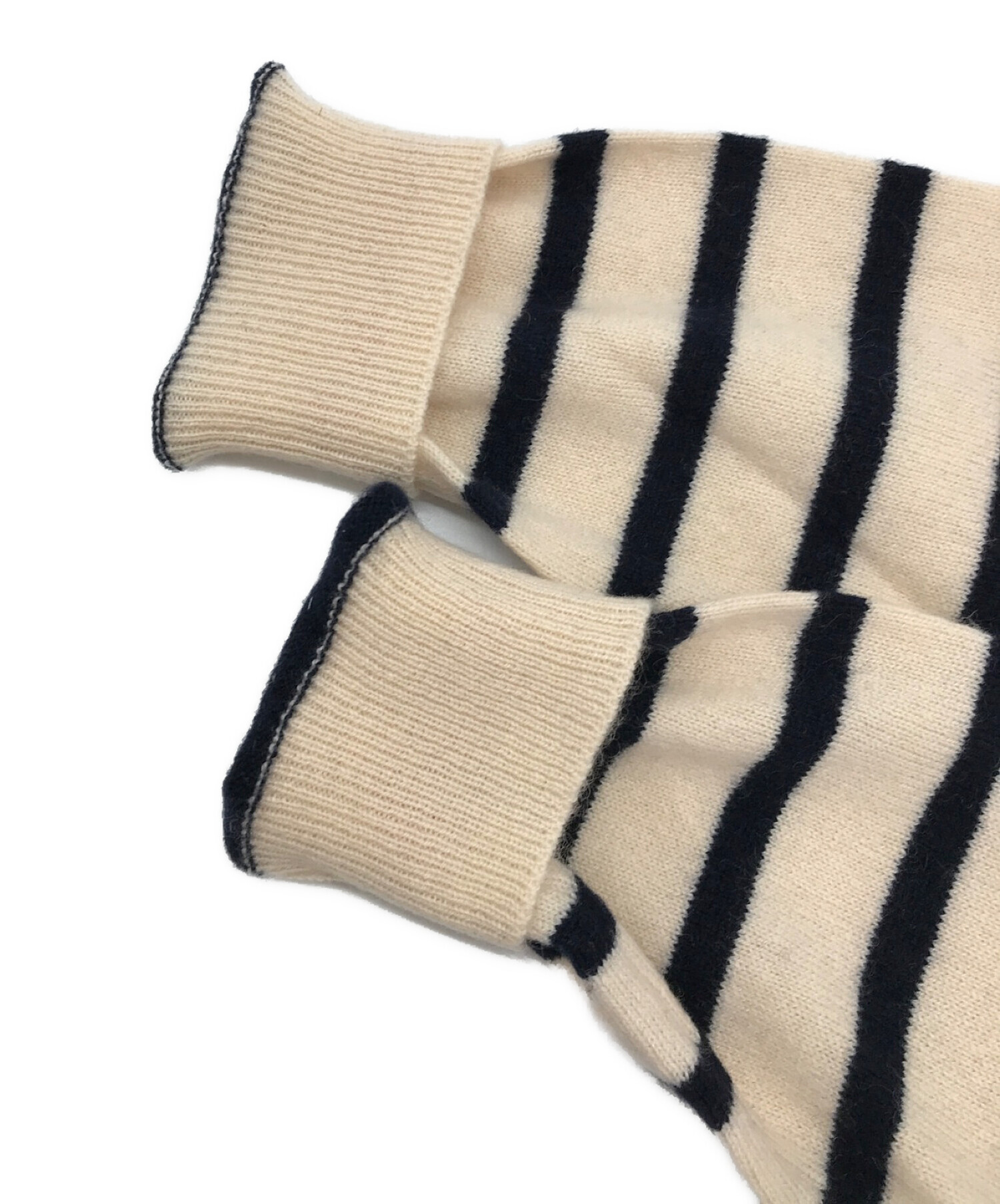 中古・古着通販】DEMYLEE (デミリー) カシミヤボーダーニット