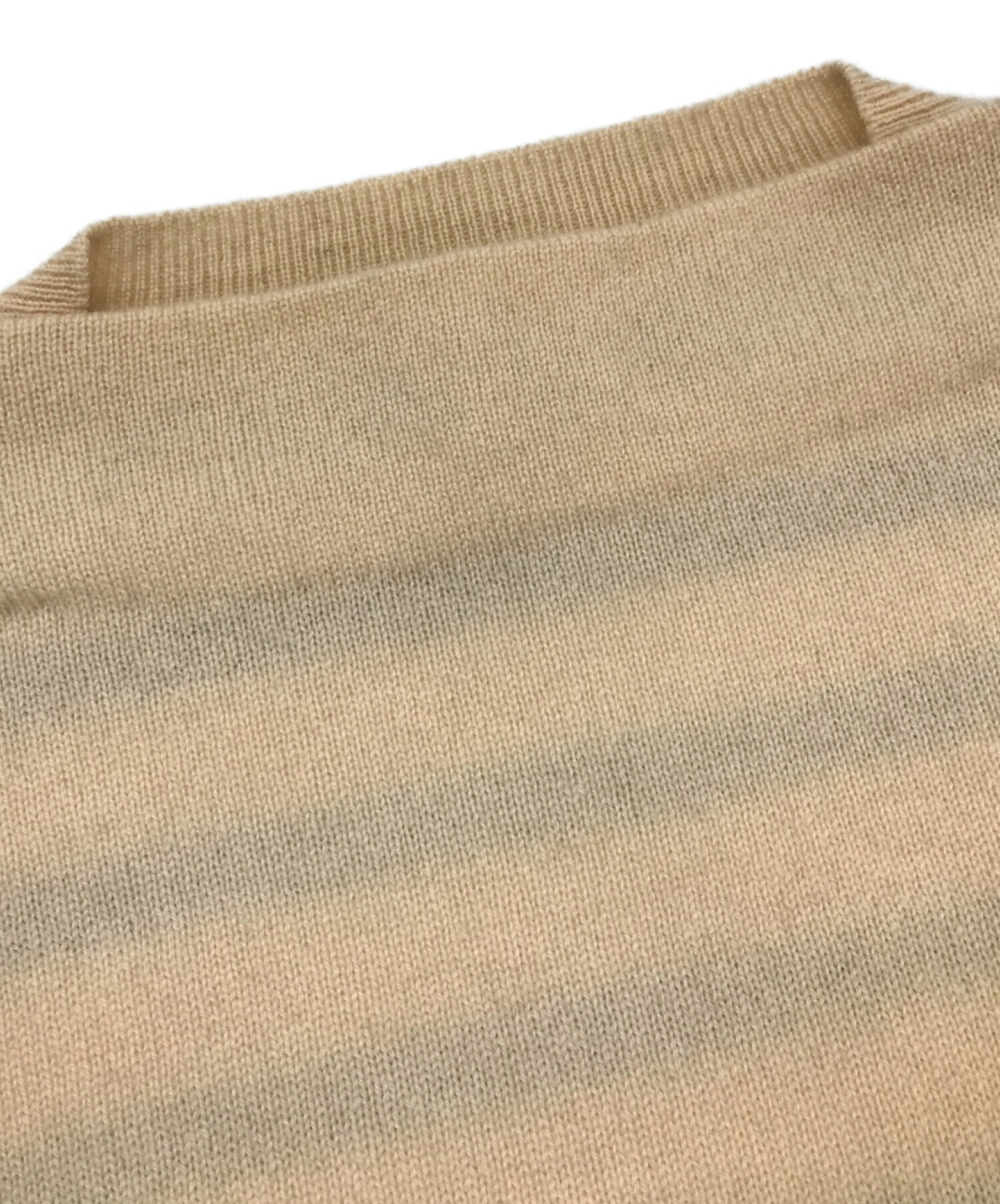 ちー　DEMYLEE NEW YORK カシミヤ100%ニット　中古　美品 美品】DEMYLEEカシミヤ100% クルーネックニット グレー ニューヨーク