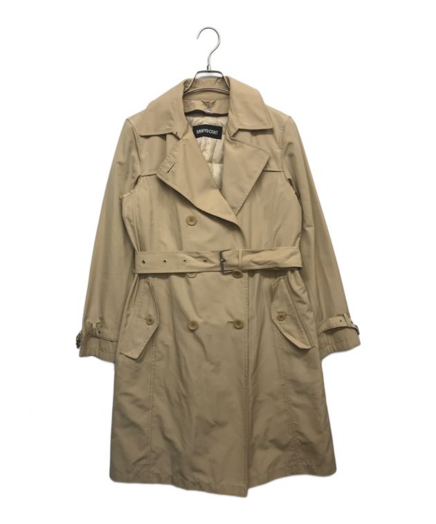 SANYO COAT ベージュ トレンチコート ダウンライナー付 ゴアテックス 中古・古着通販】SANYO (サンヨー) ライナー付ゴアテックストレンチ