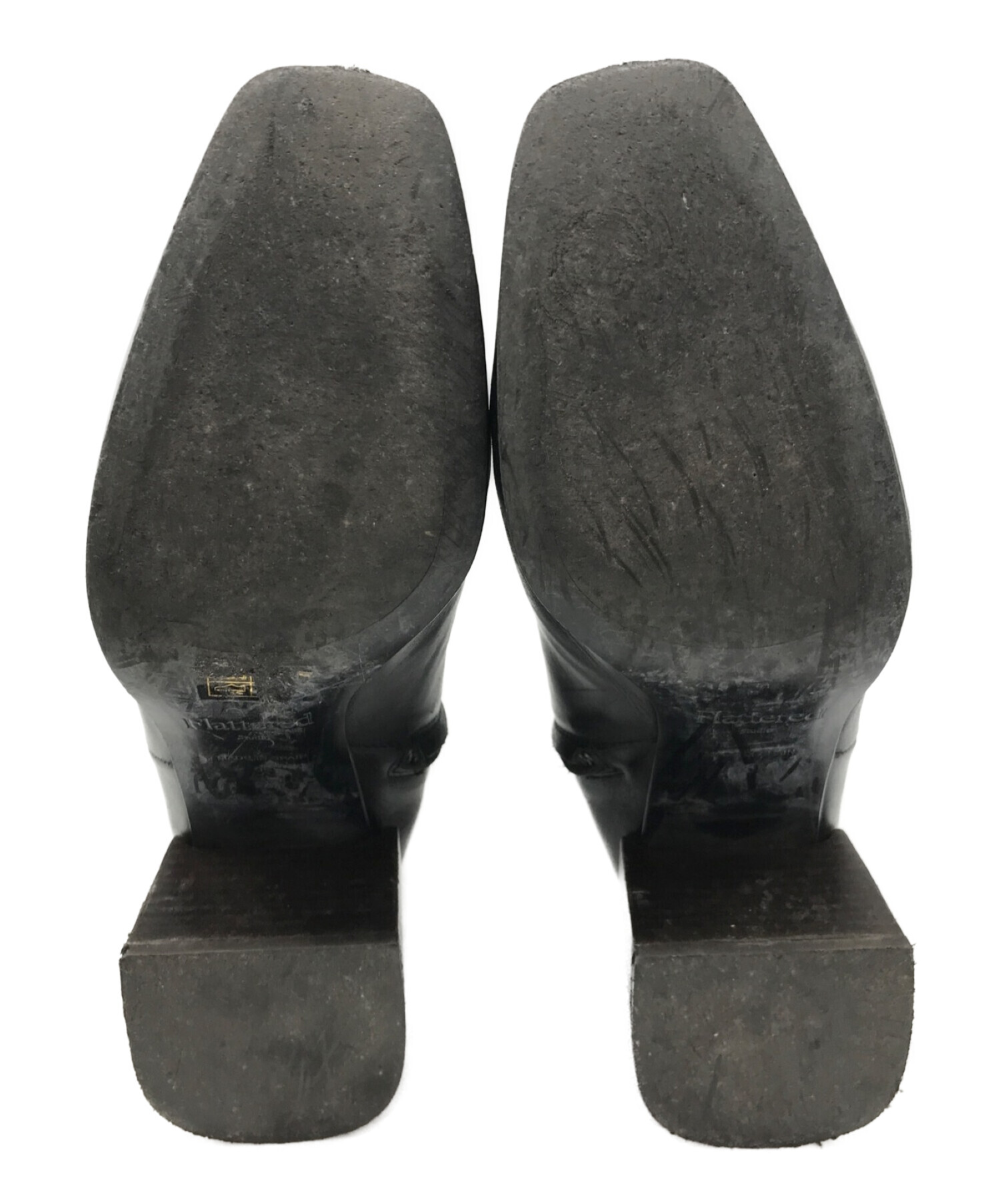 中古・古着通販】Flattered (フラッタード) ヒールブーツ ブラック