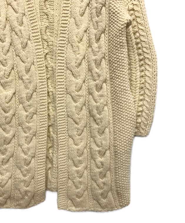 未使用◼️マカフィーMACPHEEウール100%リブニットカーディガン 中古・古着通販】MACPHEE (マカフィー) ハンドニットケーブル