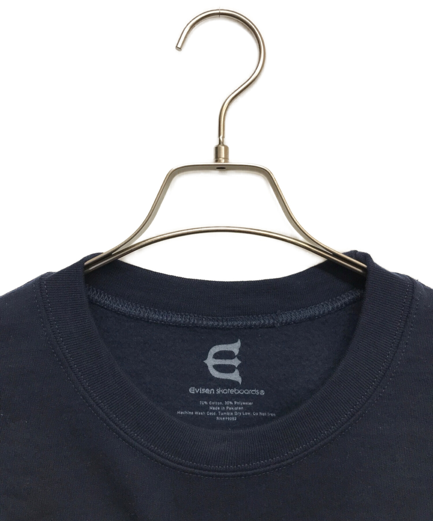 中古・古着通販】EVISEN (エビセン) クルーネックスウェット ネイビー