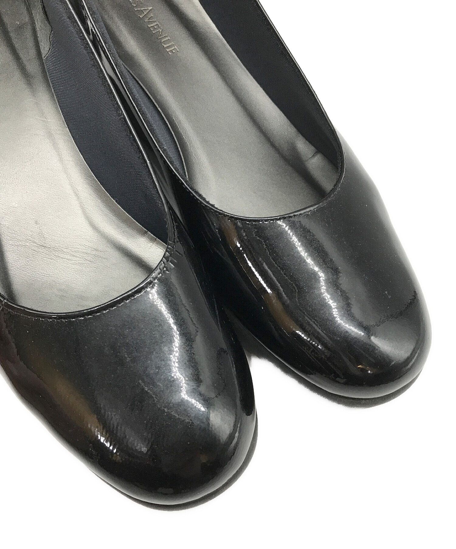 新品 HILL AVENUE ブラック ウェーブソールトゥパンプス 23㎝ 新品