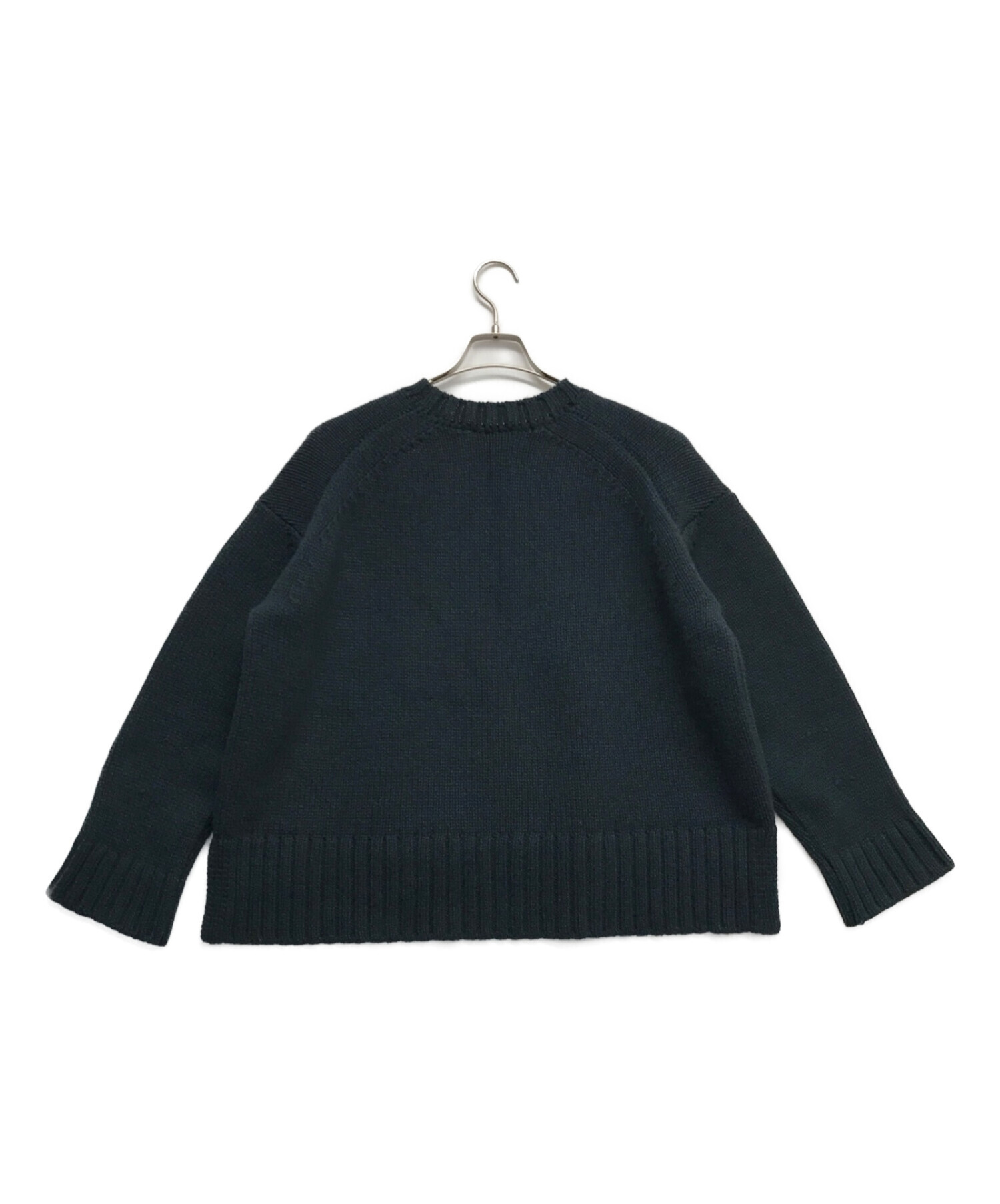 中古・古着通販】ATON (エイトン) ウールニット グリーン サイズ:2 
