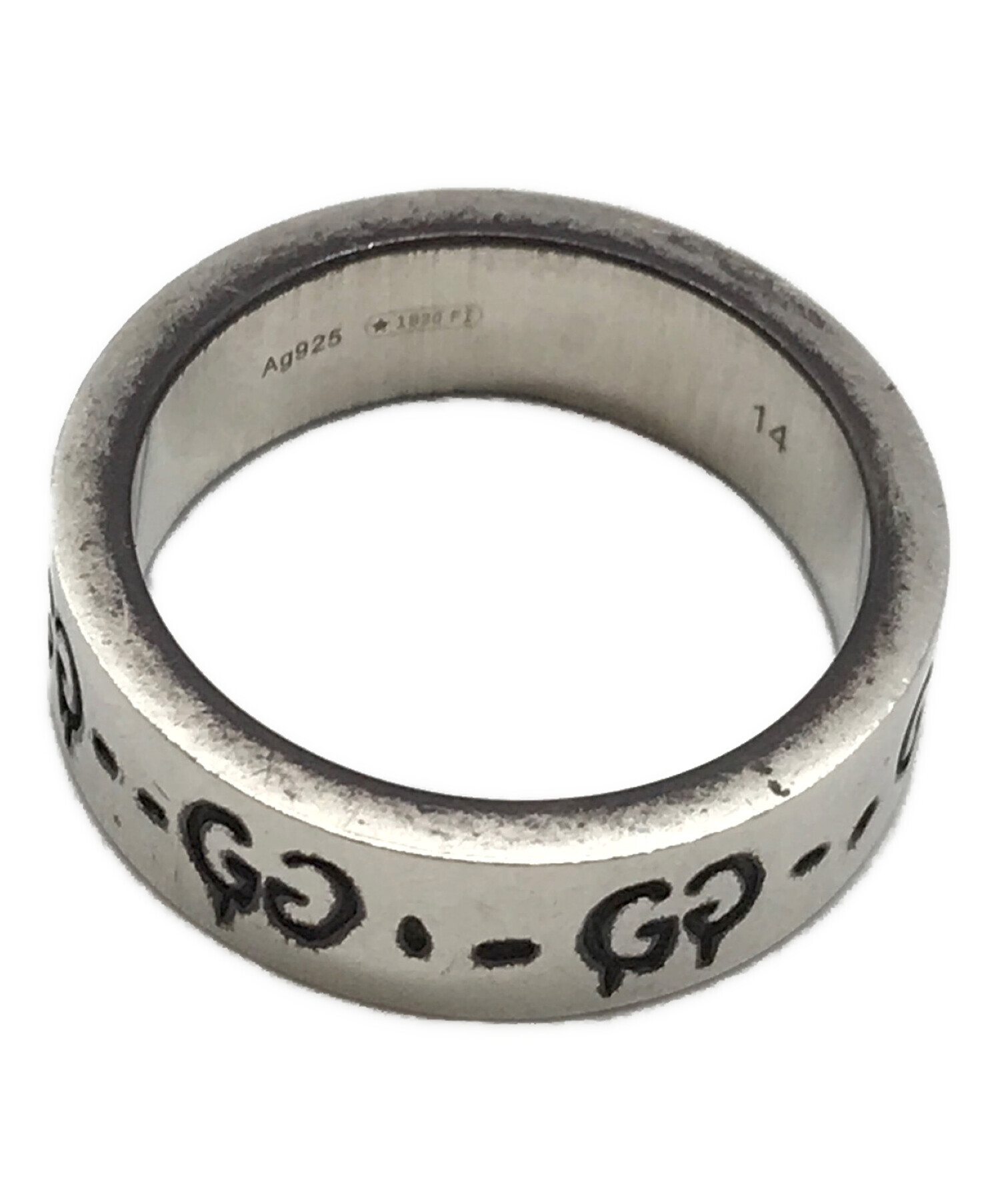 GUCCI グッチ ゴースト スカル リング 14号 指輪 シルバー925 GUCCI