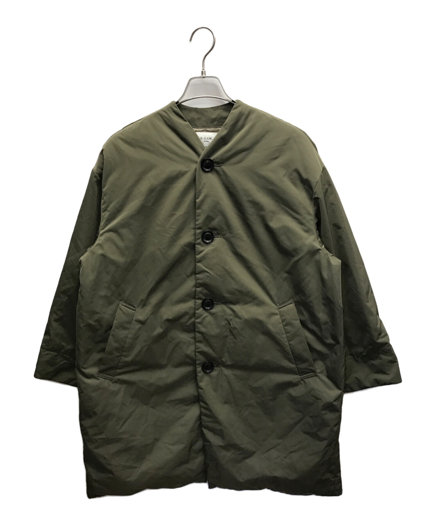 LE GLAZIK ダウンコート　カーキ 中古・古着通販】LE GLAZIK (ル グラジック) ダウンコート カーキ