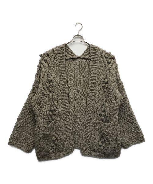 nest Robe ペルーニット ポップコーン ケーブル カーディガン