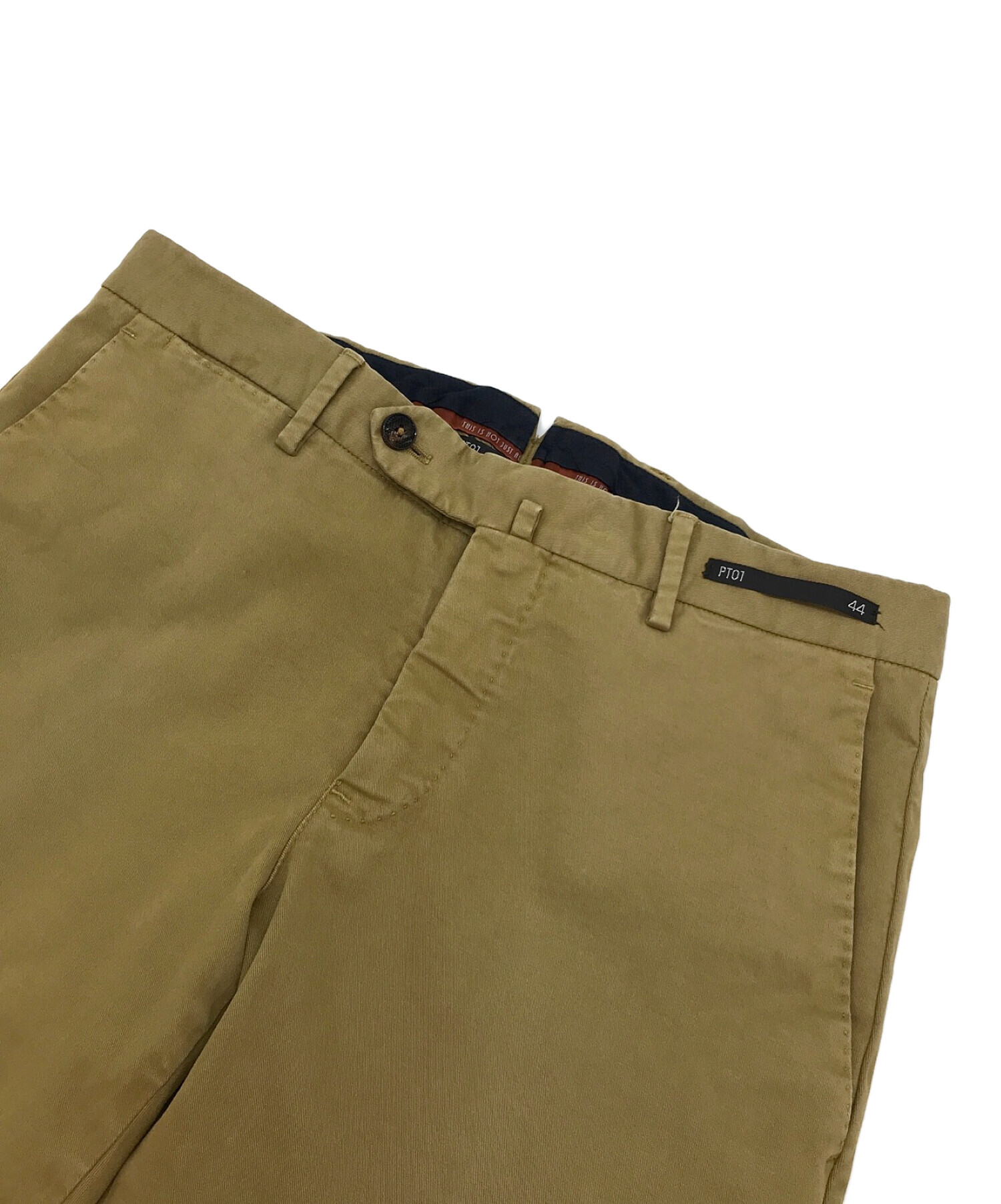 PT01 「美品」ベージュ スラックス PT01（ピーティーゼロウーノ）の「【PT01】Poets Society スラックス