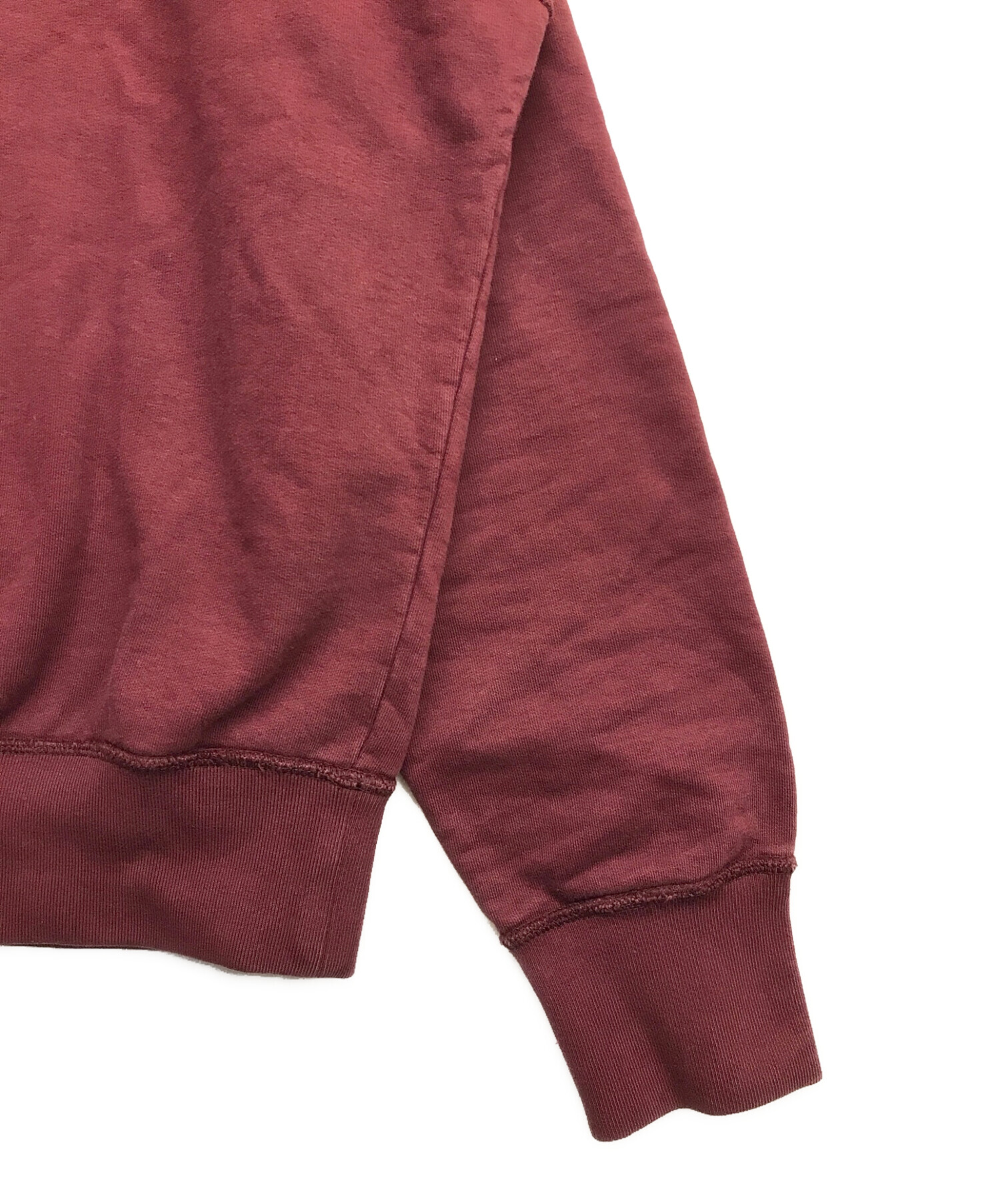 Maison Margielaリバースロゴスウェットバーガンディ