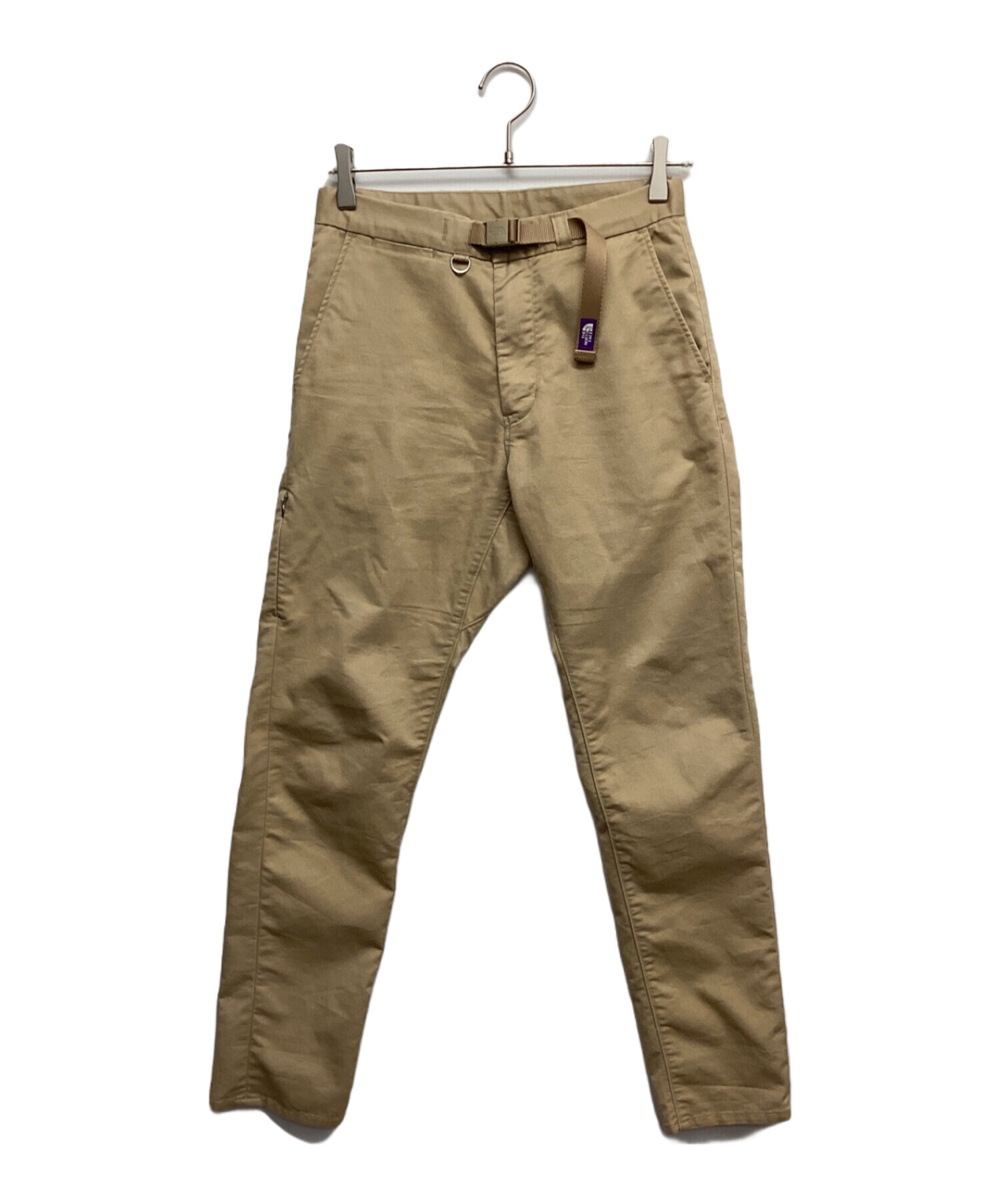 ノースフェイスパープルレーベル NT5700N ベージュ Mサイズ ノースフェイス パープルレーベル ツイルテーパードパンツ ベージュ