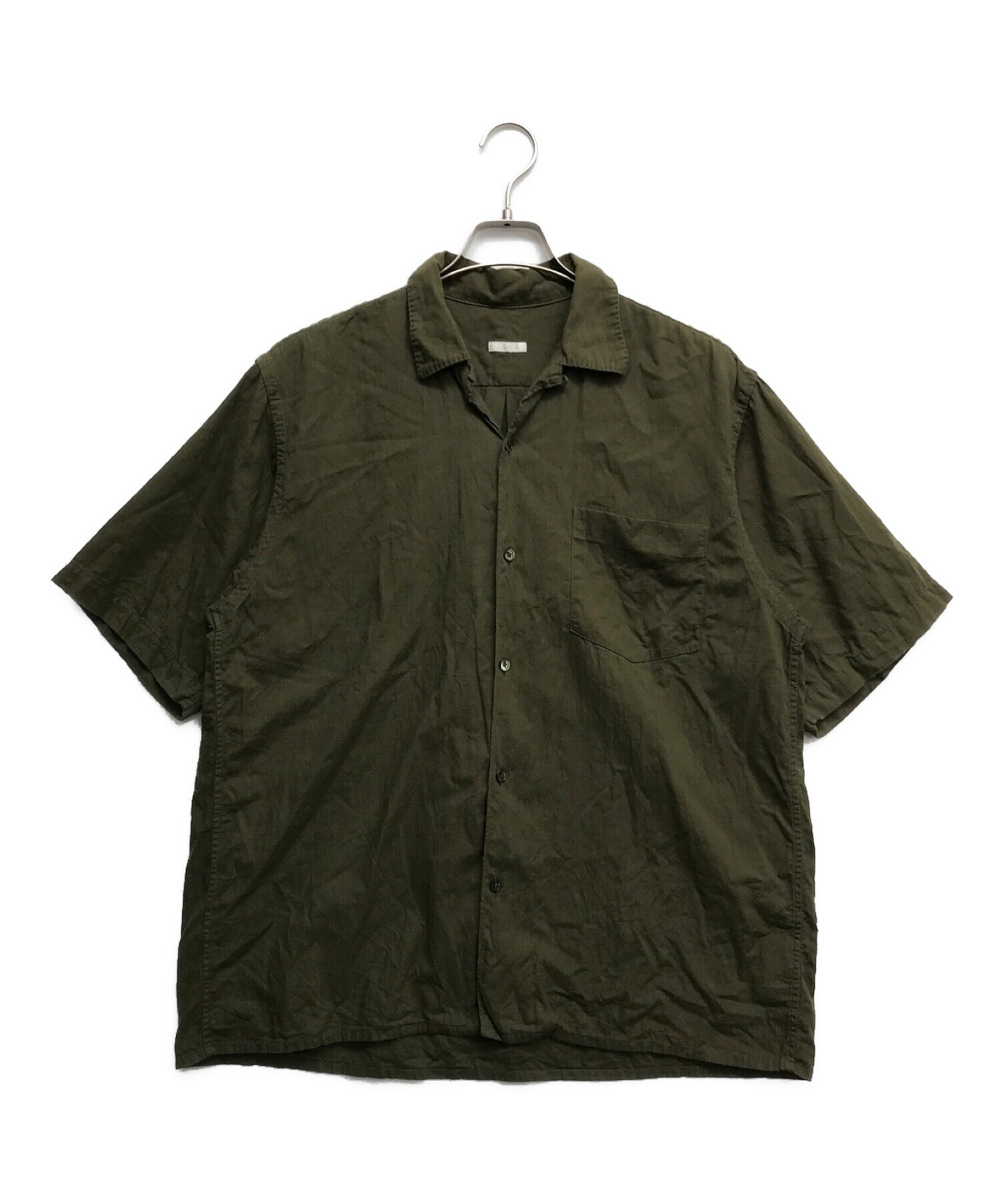 中古・古着通販】COMOLI (コモリ) ベタシャン オープンカラーシャツ 