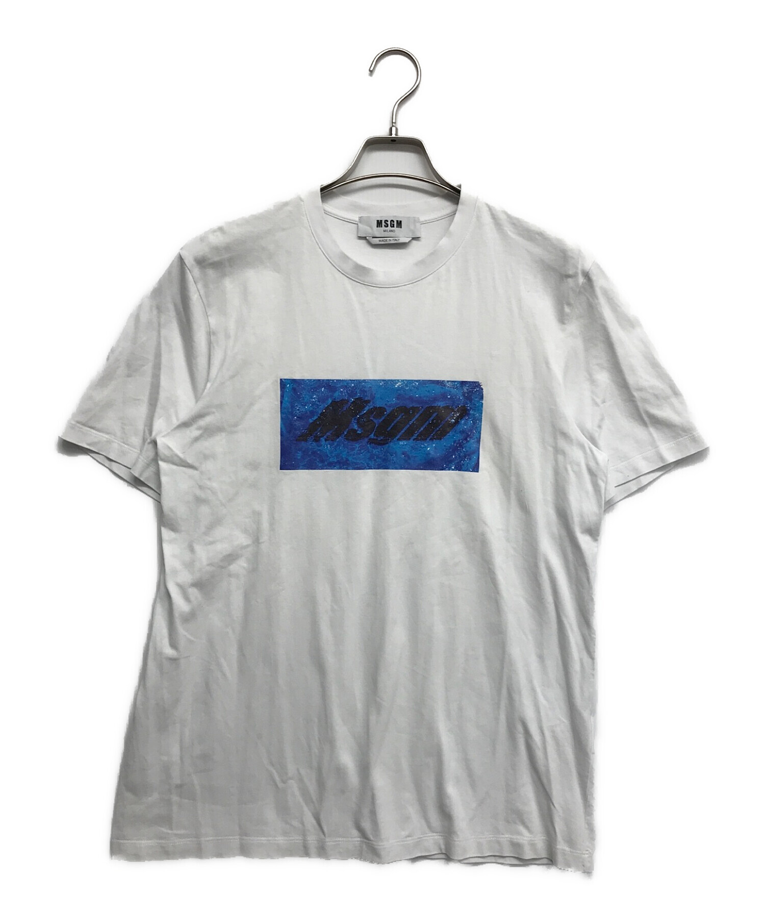 中古・古着通販】MSGM (エムエスジーエム) ロゴプリントTシャツ 
