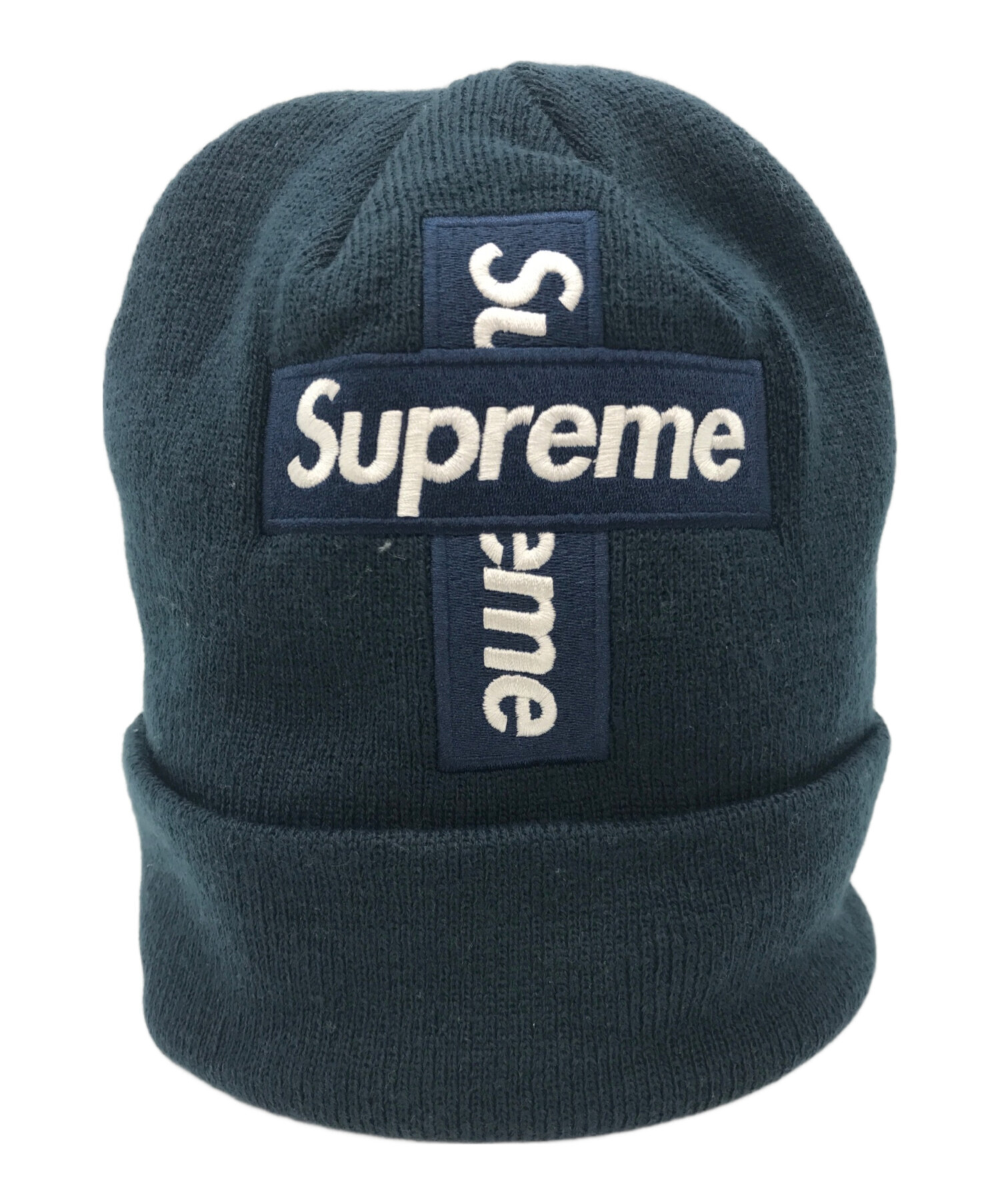 SUPREME ボックス ビーニー ネイビー Supreme シュプリーム ビーニー