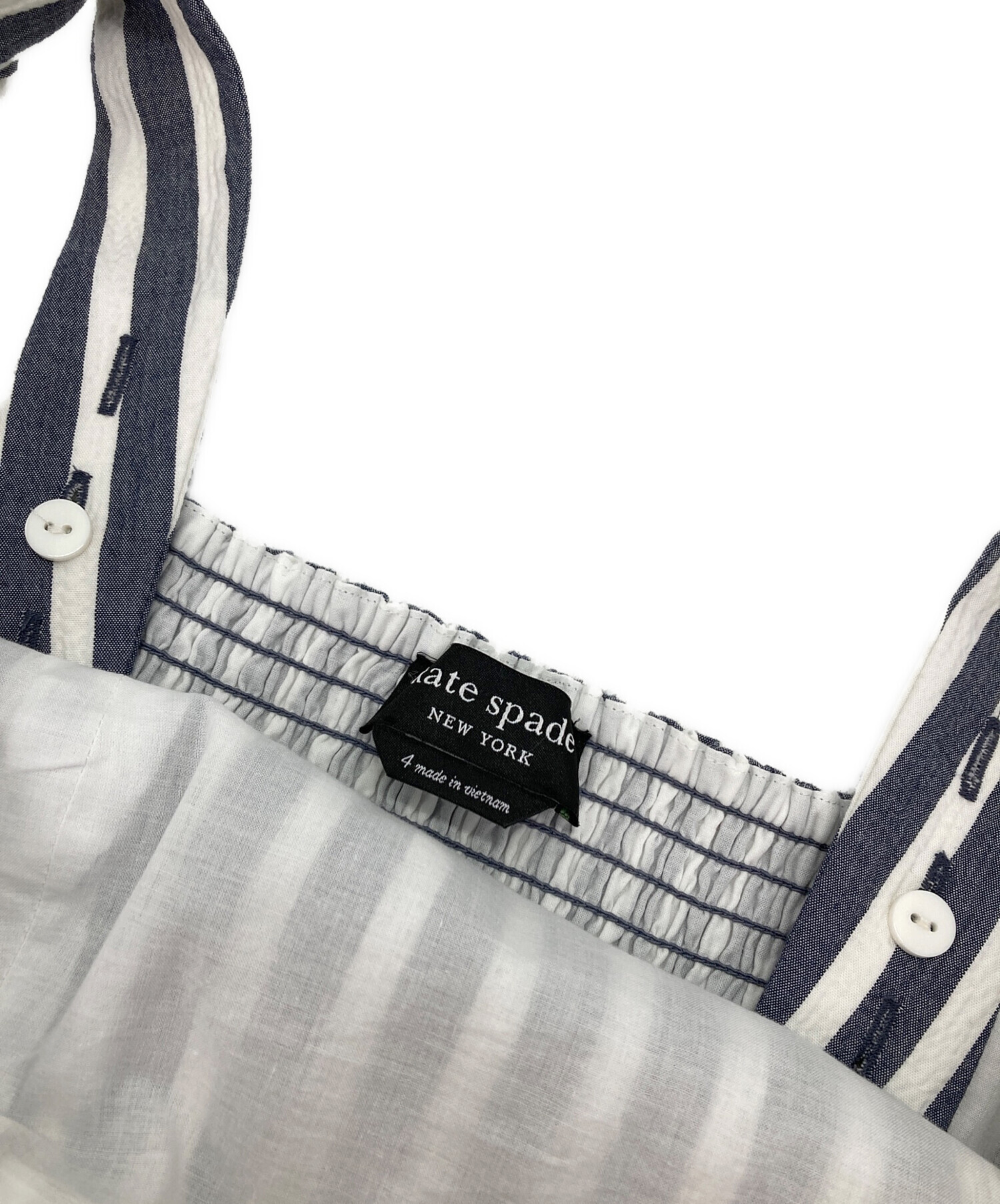 中古・古着通販】Kate Spade (ケイトスペード) ストライプワンピース