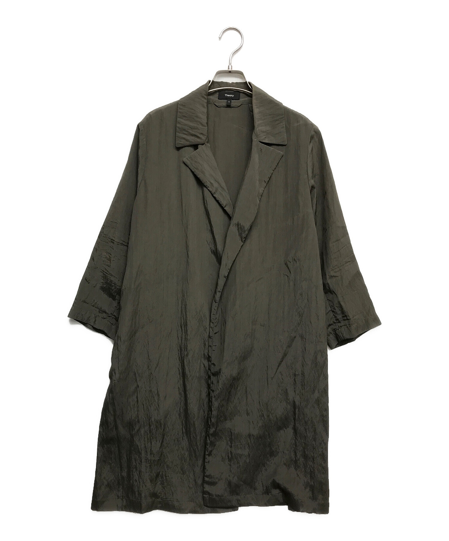 中古・古着通販】theory (セオリー) レーヨン混トレンチコート 