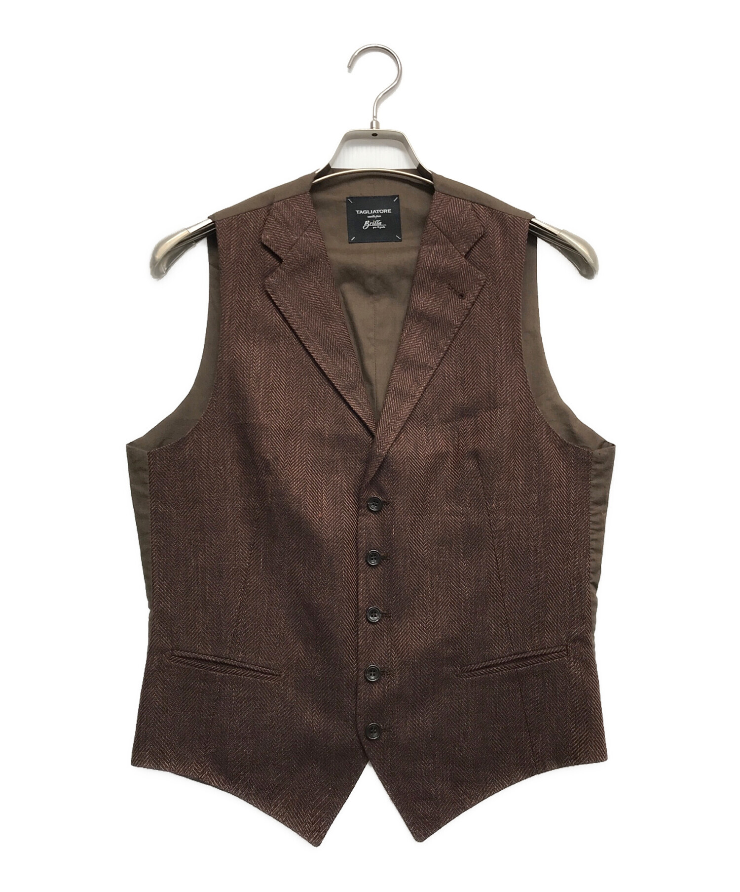ジレ ベスト TAGLIATORE Brilla per il gusto 極美品】TAGLIATORE