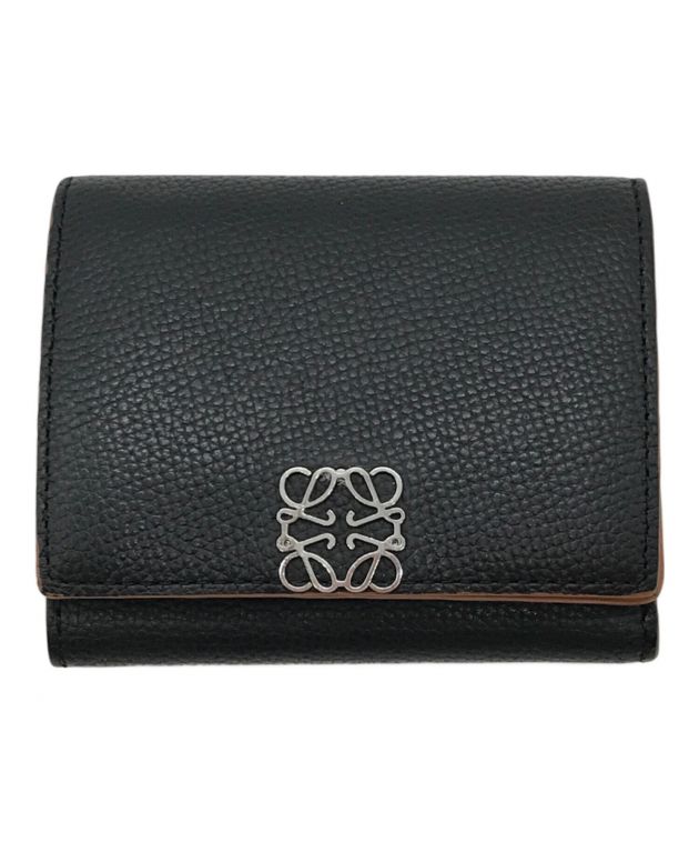 LOEWE ロエベ アナグラム トライフォールドウォレット アナグラム トライフォールド ウォレット（ペブルグレインカーフ