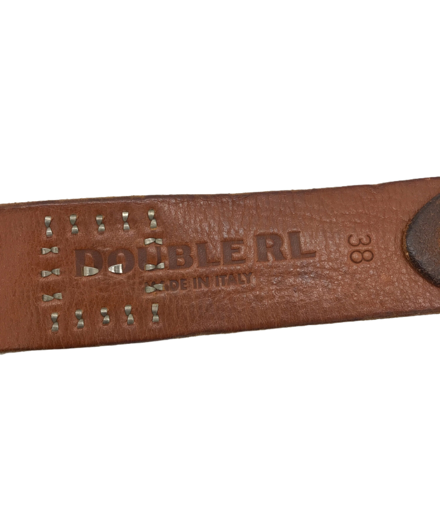 中古・古着通販】RRL (ダブルアールエル) スタッズレザーベルト