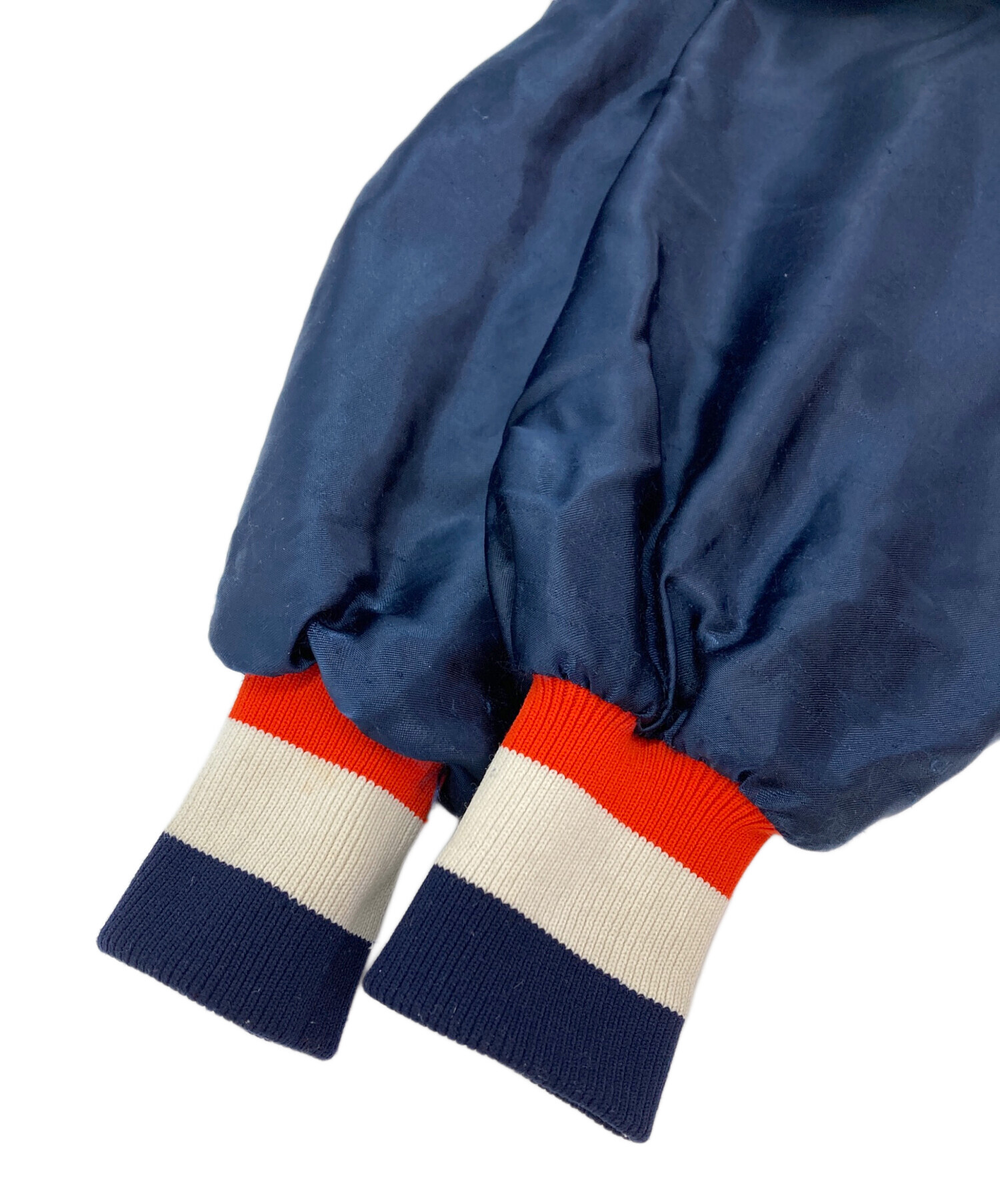 中古・古着通販】DeLong (デロング) ナイロンスタジャン ネイビー