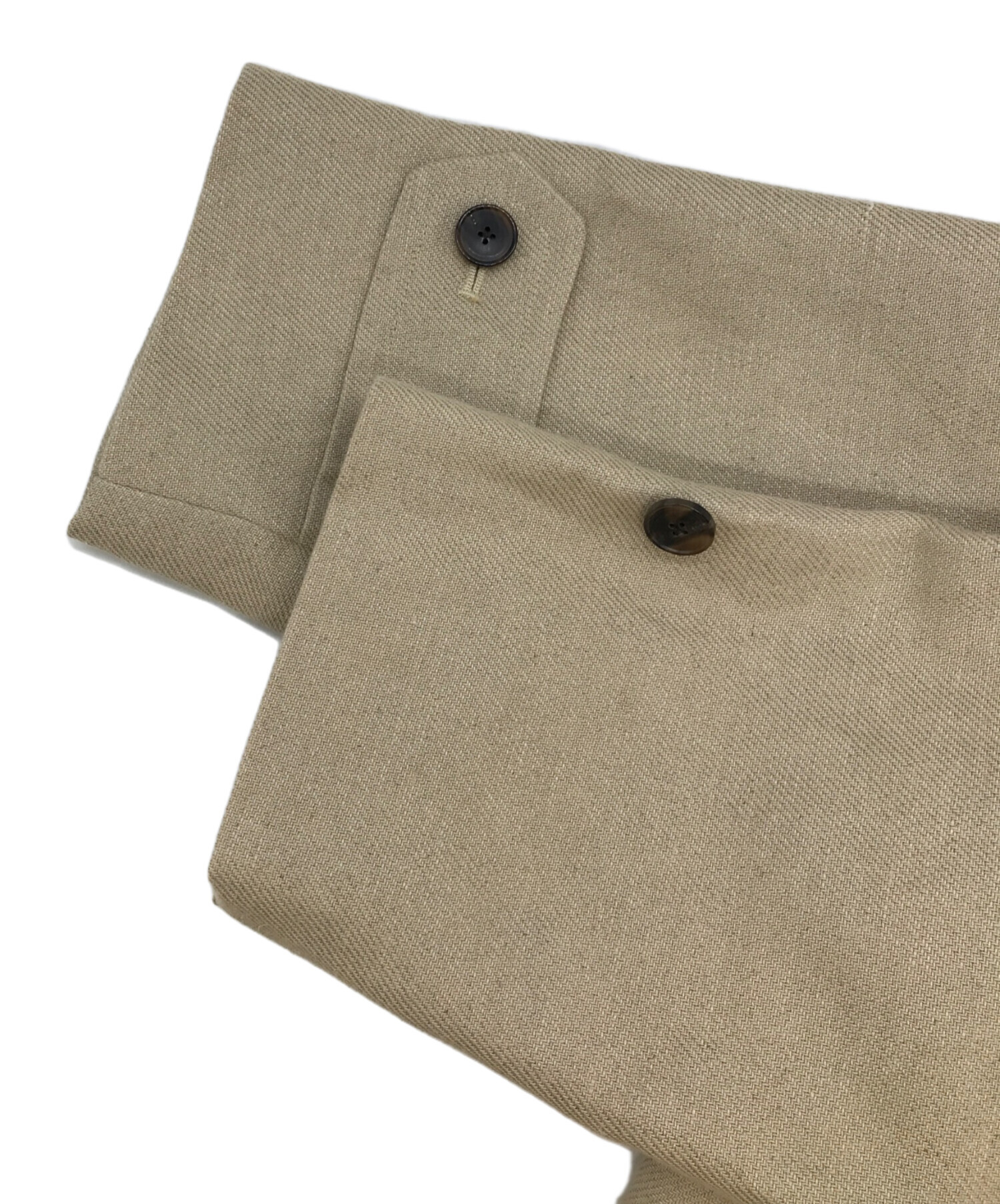 中古・古着通販】A.PRESSE (アプレッセ) リネンハーフコート ベージュ