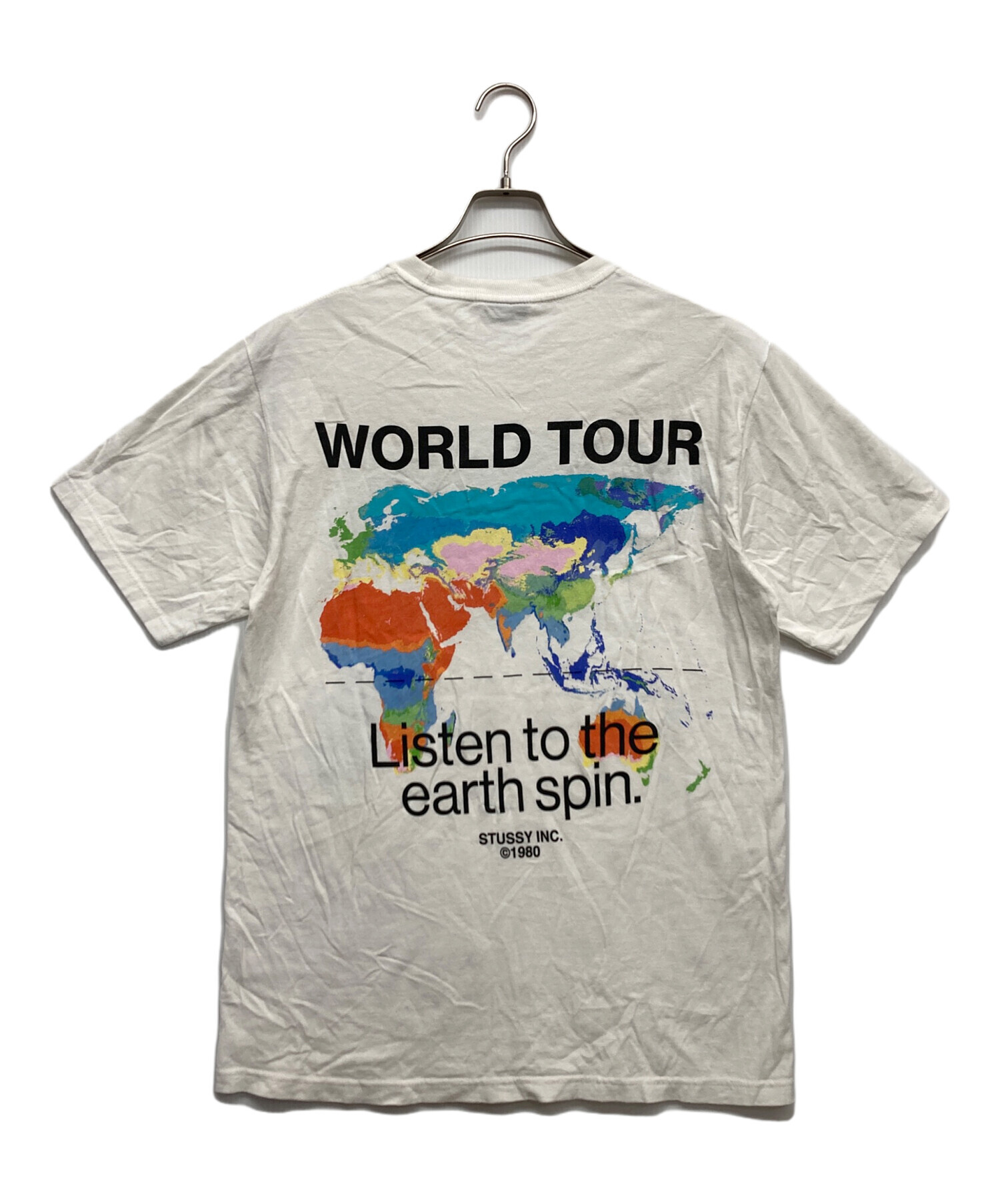 中古・古着通販】stussy (ステューシー) Tシャツ ホワイト サイズ:M 