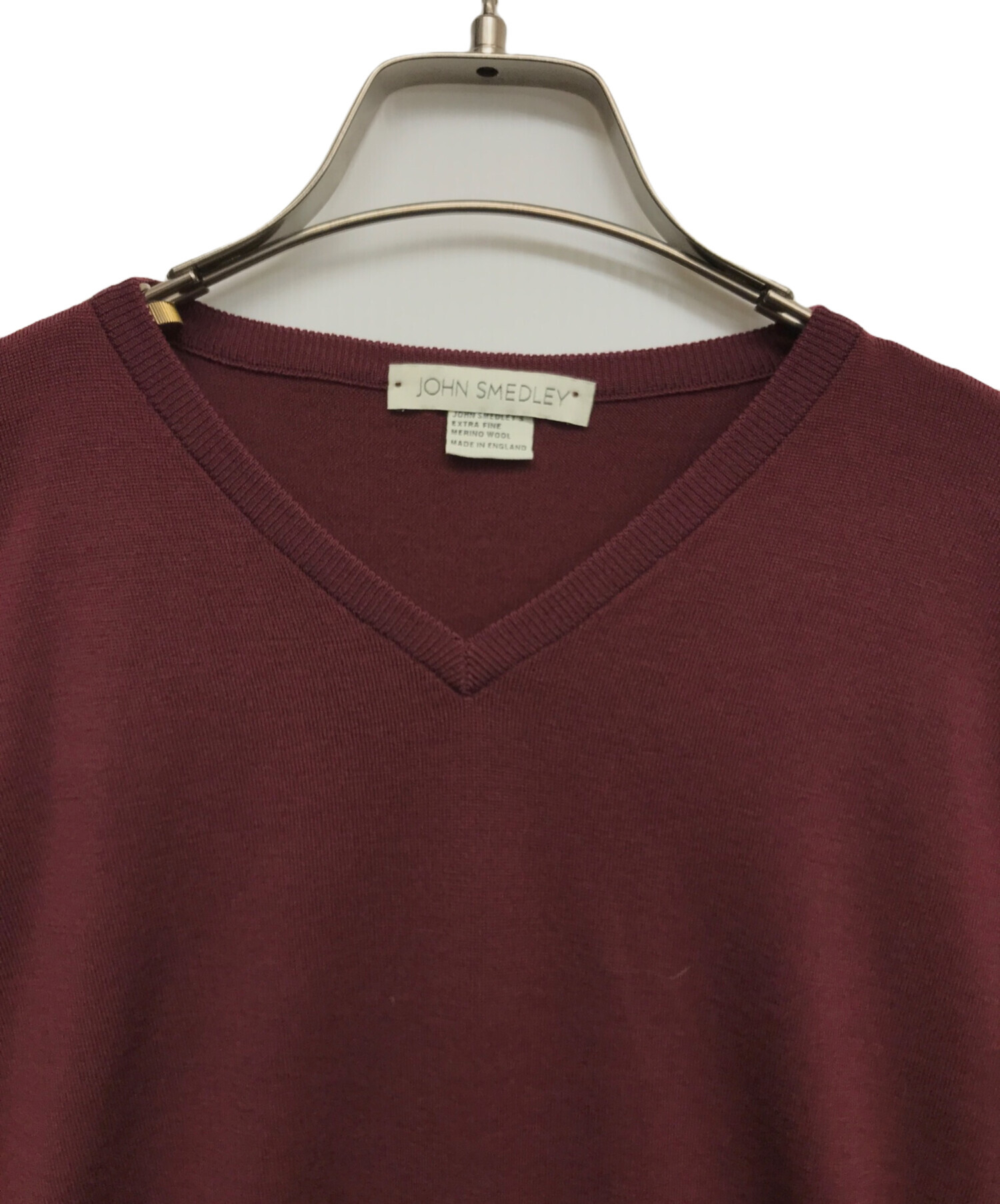 中古・古着通販】JOHN SMEDLEY (ジョンスメドレー) Vネックニット