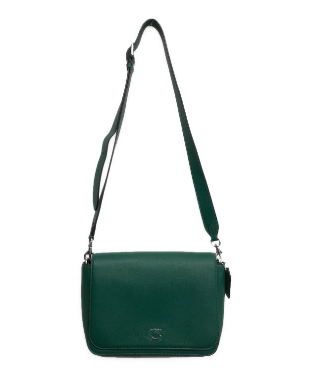 中古・古着通販】COACH (コーチ) メッセンジャーバッグ グリーン