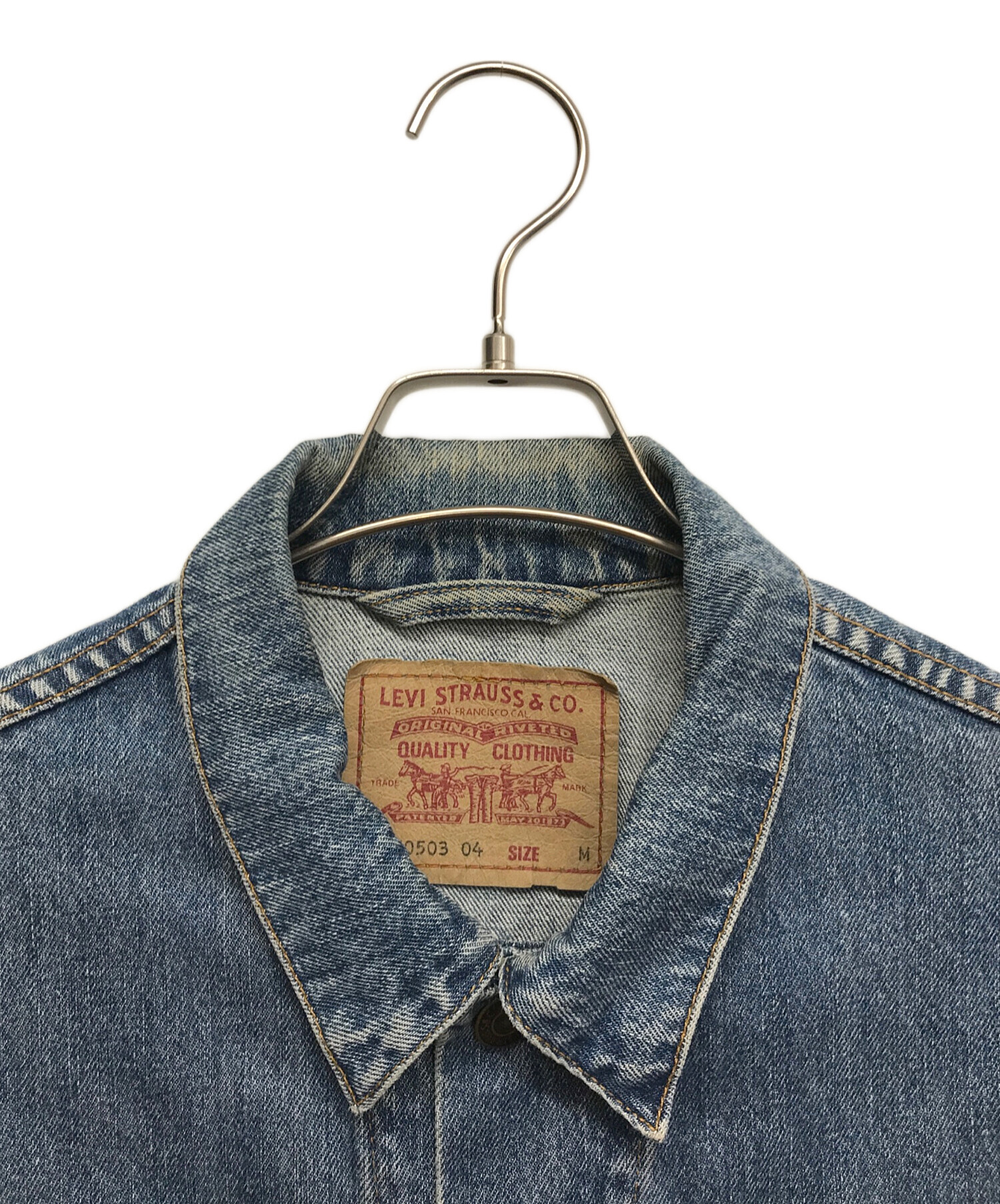 J*n様 90s levi's 70503 denim jacket M vin 1990's vintage LEVI'S 70503 短丈デニムジャケット【FF-6347】 | cv