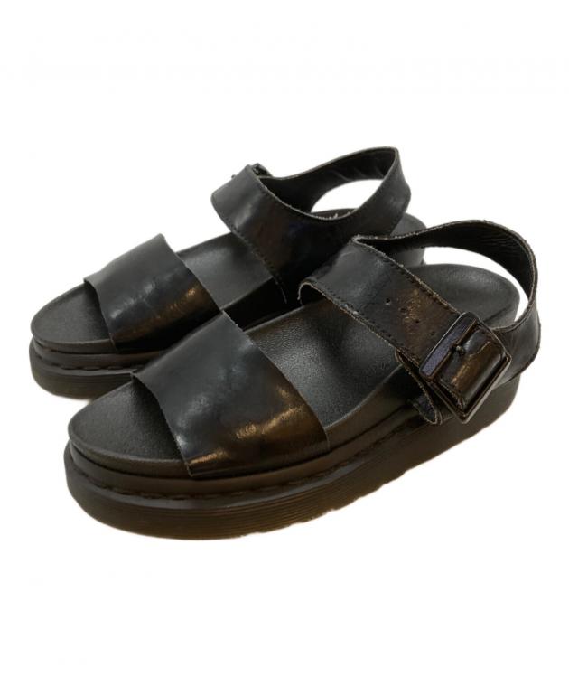 Dr. Martens ブラック サンダル　UK3 中古・古着通販】Dr.Martens (ドクターマーチン) サンダル ブラック