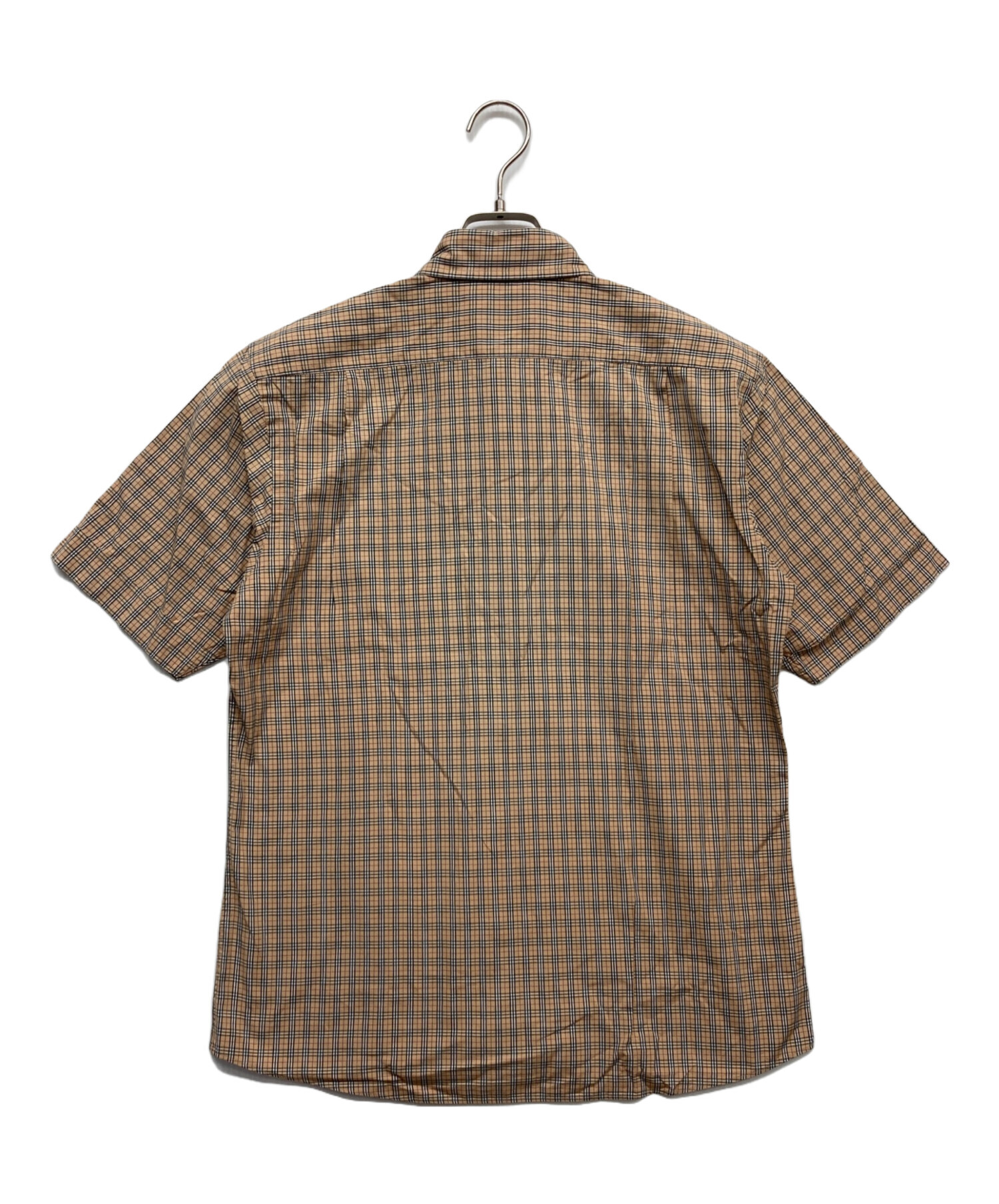 Burberry Black Label 40ベージュ ハイネック サテンドレス Burberry Black Label 40ベージュ ハイネック サテンドレス