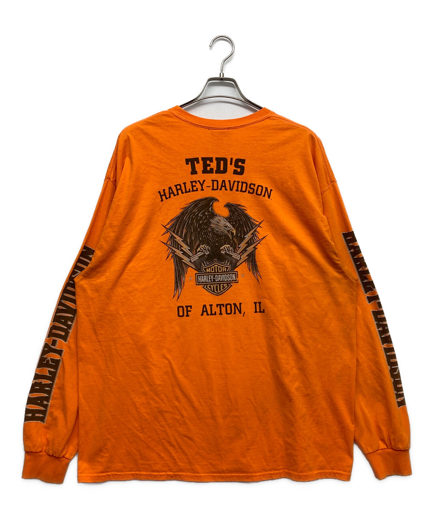 中古・古着通販】HARLEY-DAVIDSON (ハーレーダビッドソン) 袖プリント