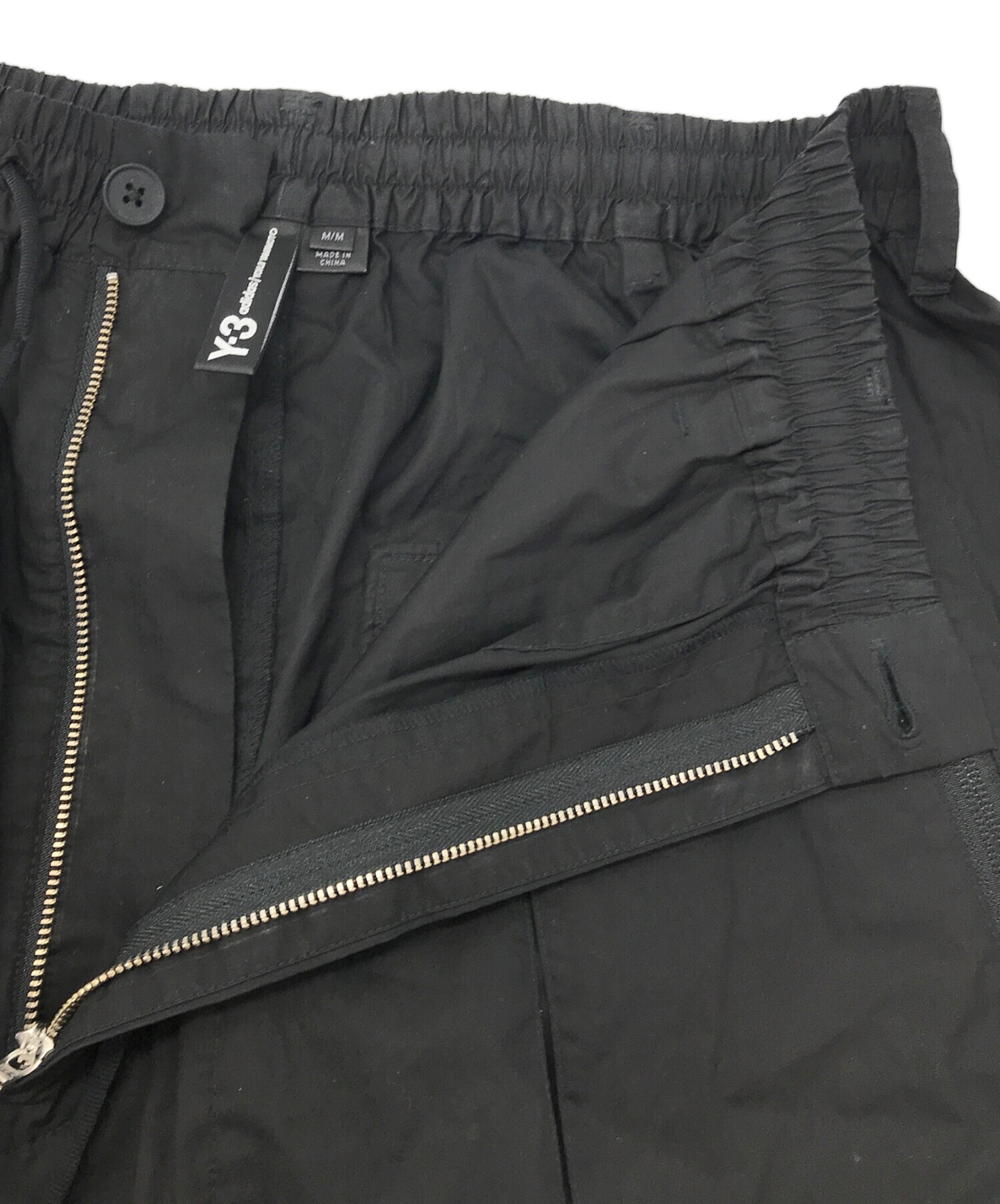 中古・古着通販】Y-3 (ワイスリー) TECH COTTON SHORT ブラック サイズ