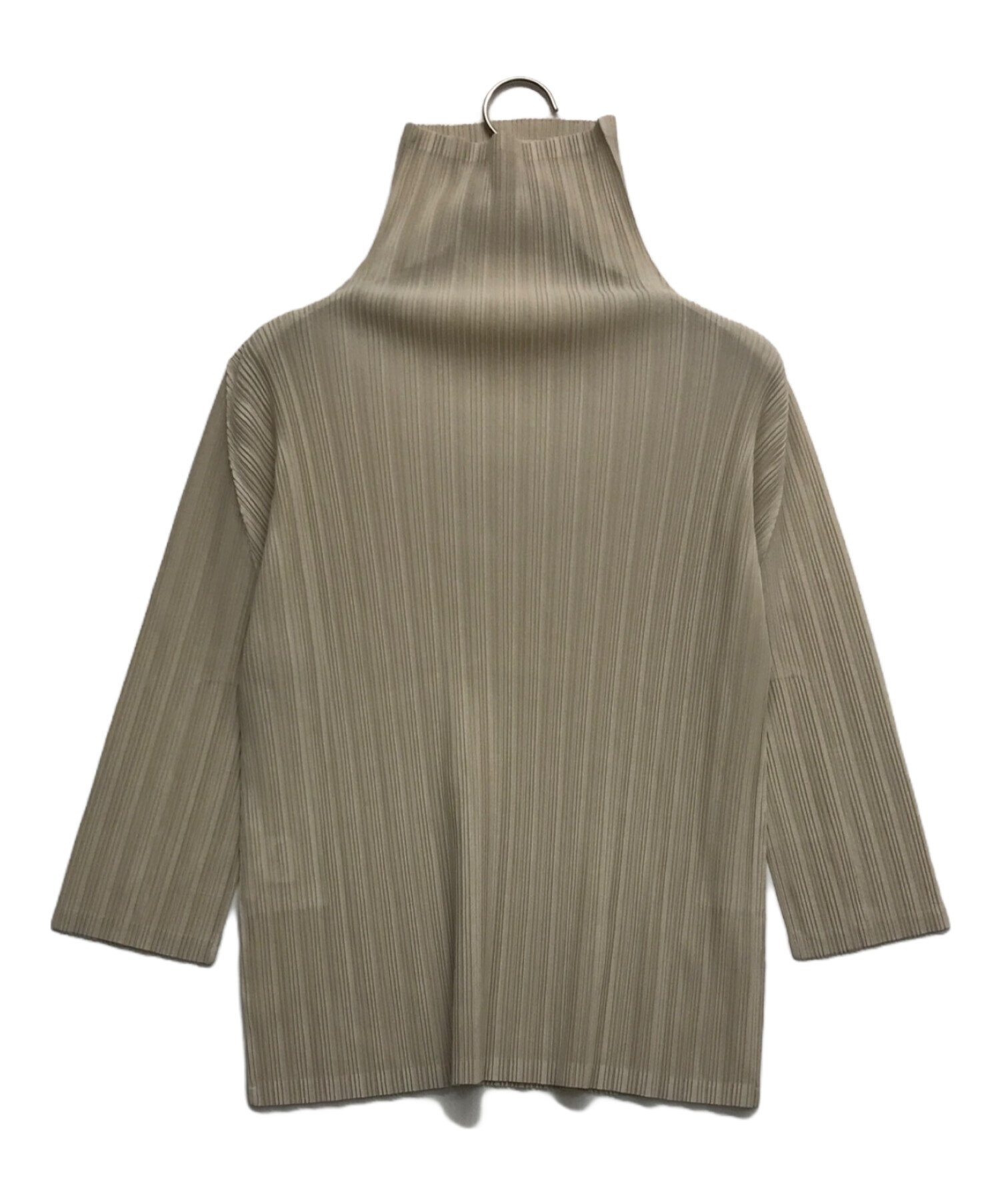 PLEATS PLEASE プリーツプリーズ　長袖カットソー　3 プリーツプリーズ 長袖カットソー 水玉 ドット柄 イッセイミヤケ 3