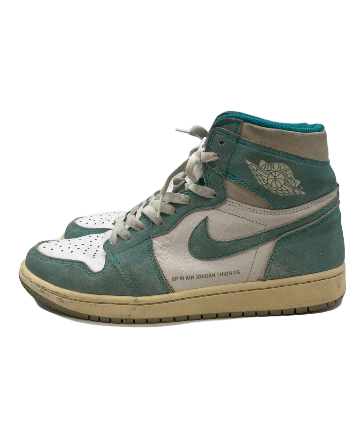 【激レア・未使用】ナイキ エアジョーダン1 レトロ ハイ ターボ グリーン 29 ナイキ エアジョーダン1 レトロ ハイ OG ターボ グリーンの