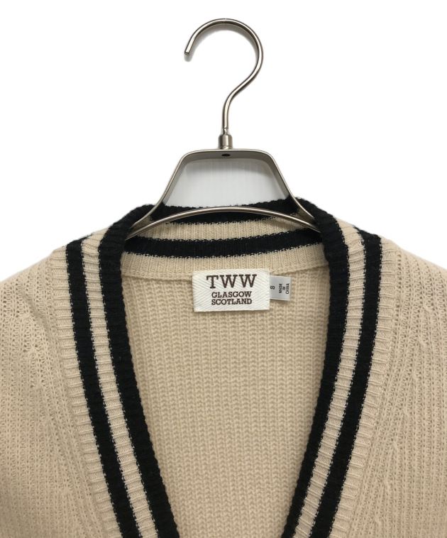 【y.様】トラディショナルウェザーウェア Vネック モヘヤ カーディガン M 中古・古着通販】Traditional Weatherwear (トラディショナル