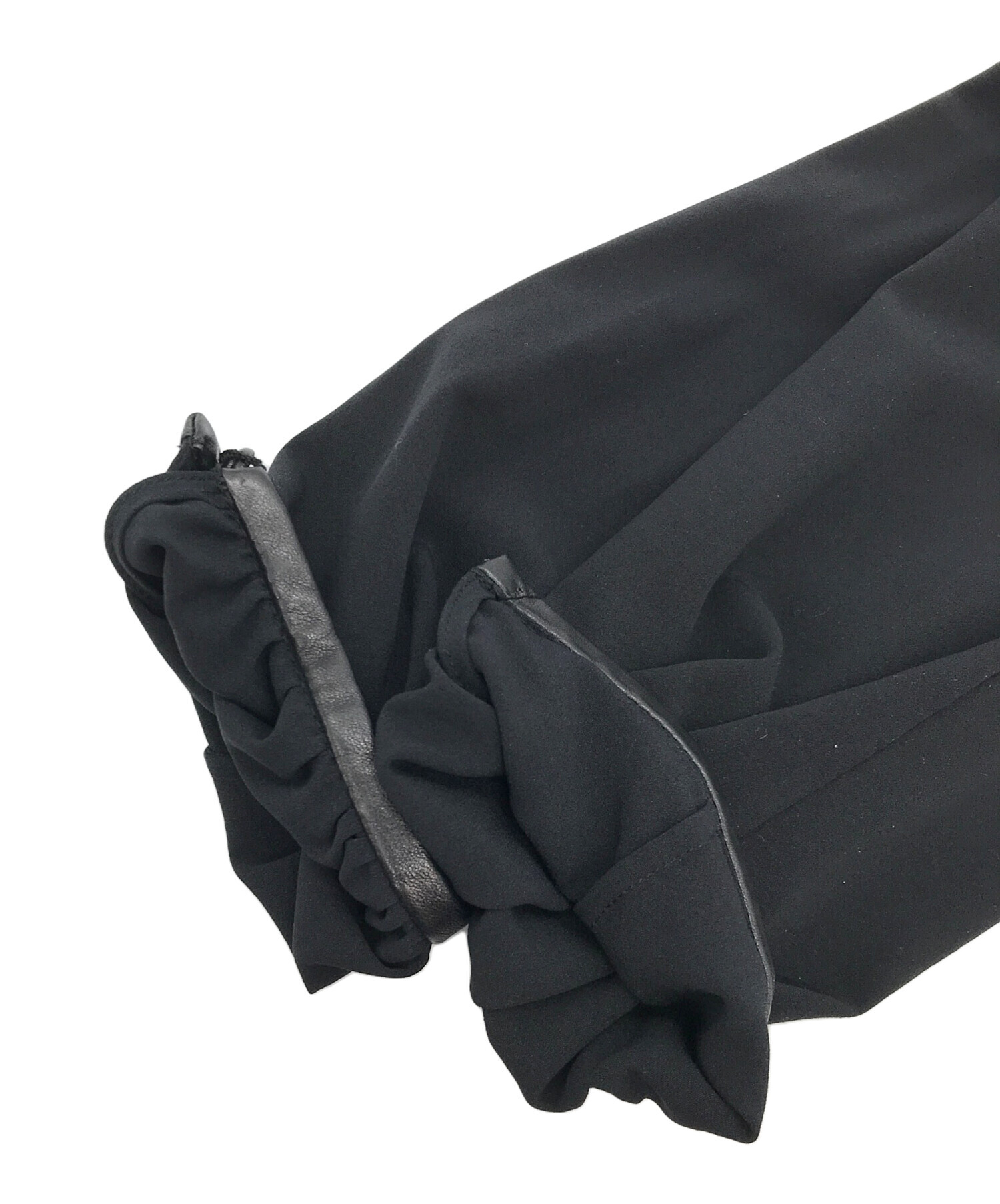 中古・古着通販】PRADA (プラダ) ブラウスワンピース ブラック サイズ