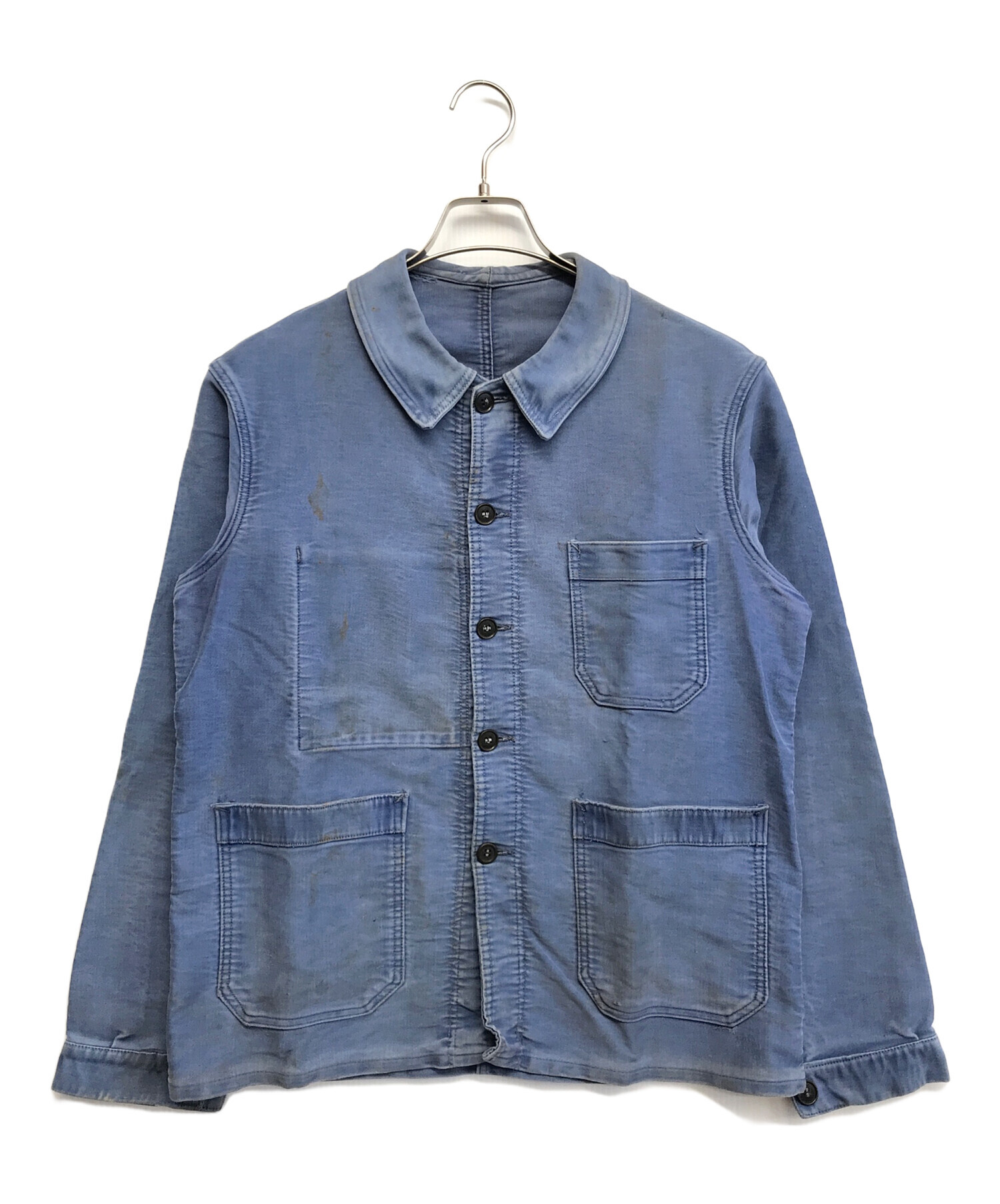 中古・古着通販】VULCAIN (バルカン) モールスキンジャケット ネイビー