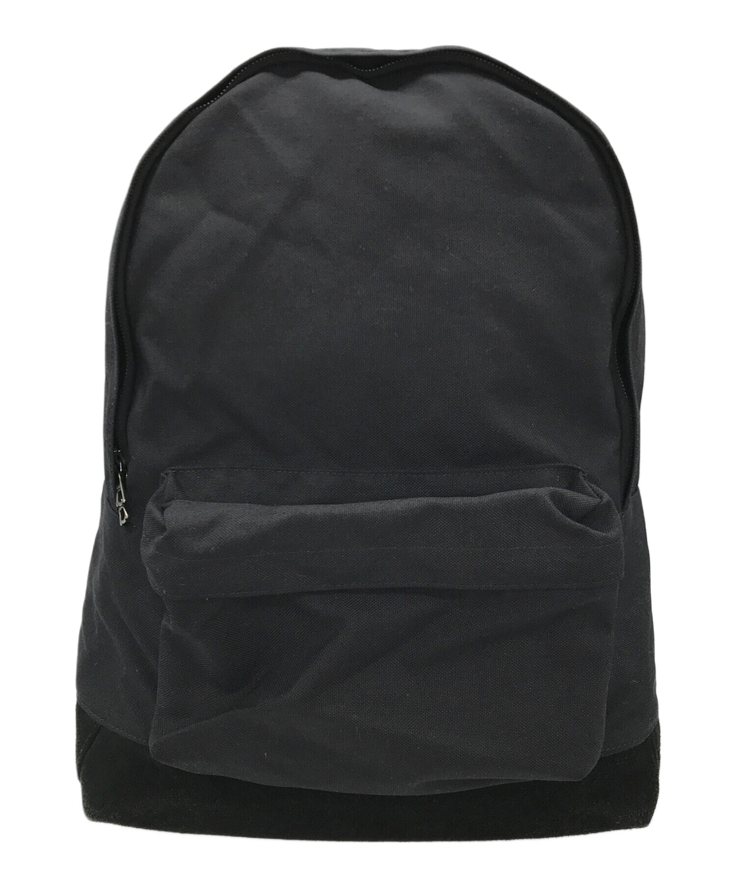 comoli スウェード切替 ブラックバックパック comoli リュック バックパック 黒 コモリ COMOLI (コモリ) スウェード