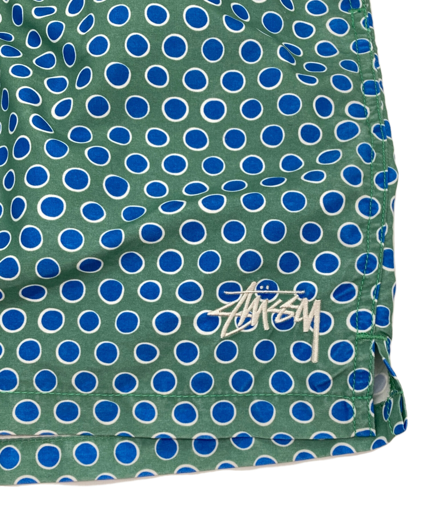 中古・古着通販】stussy (ステューシー) ハーフパンツ グリーン サイズ 