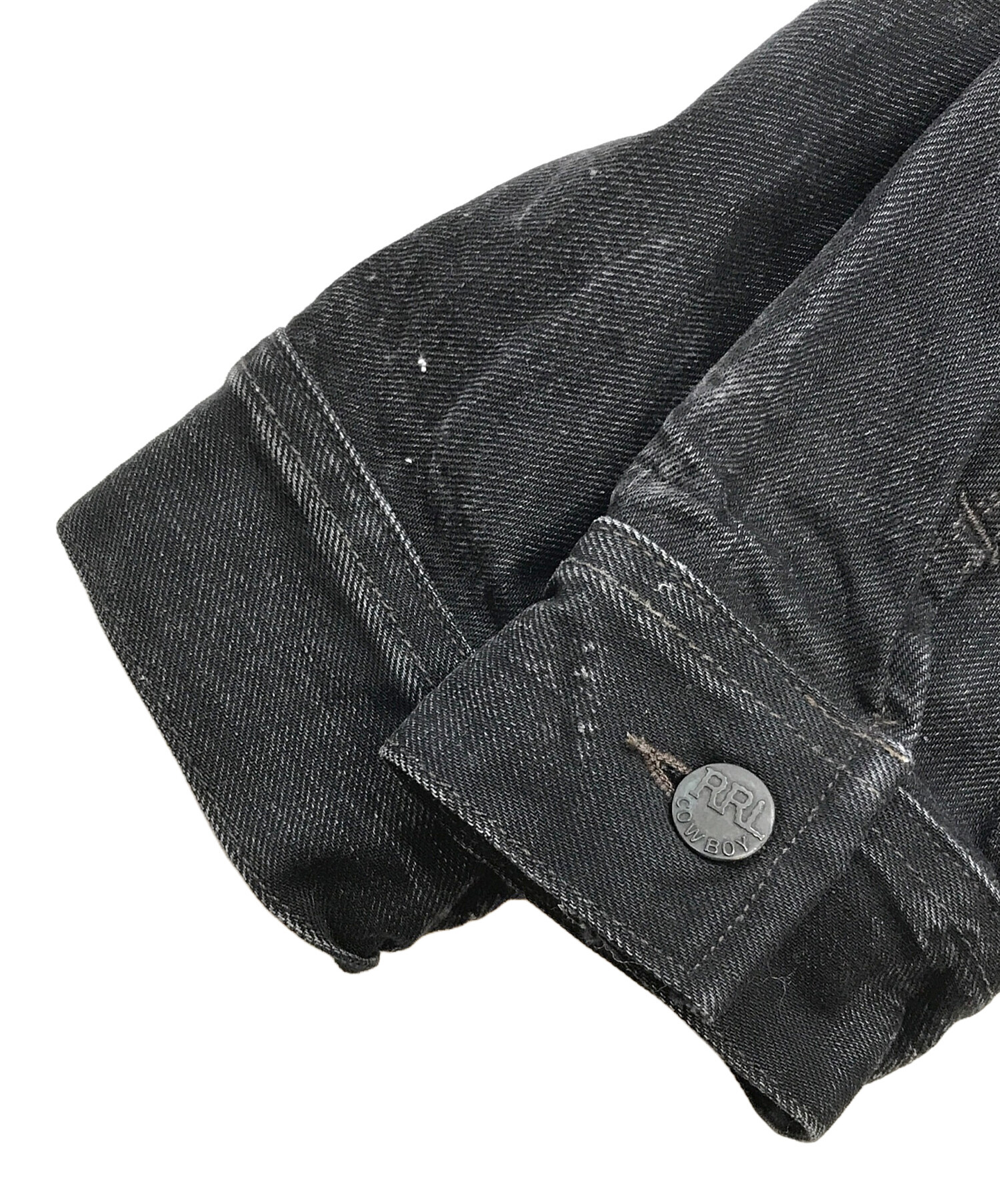 中古・古着通販】RRL (ダブルアールエル) デニムジャケット ブラック 