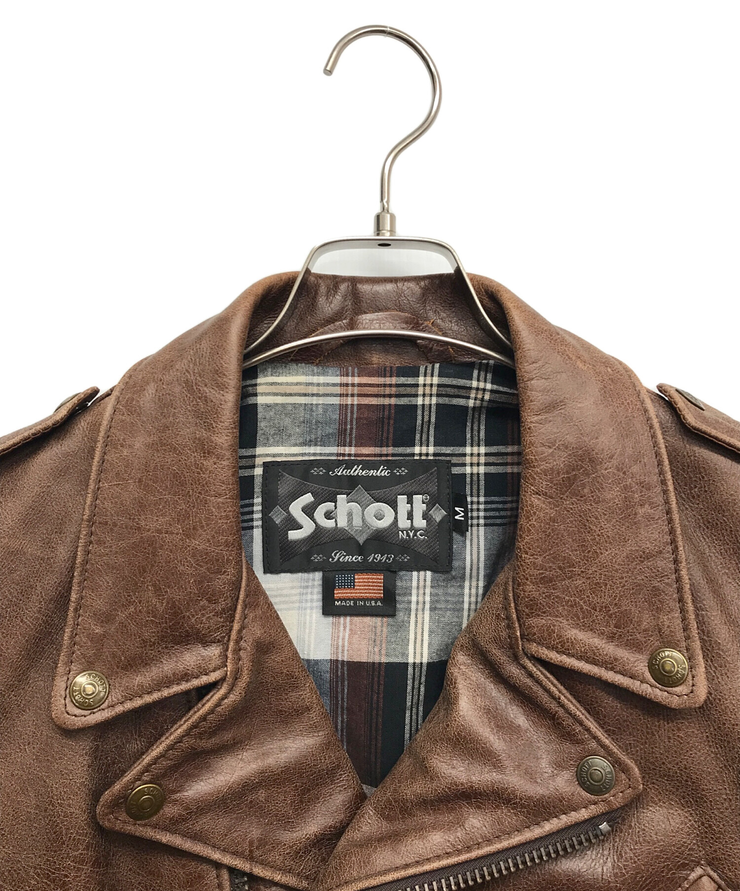 中古・古着通販】Schott (ショット) 626VN Cowhide Motorcycle Jacket