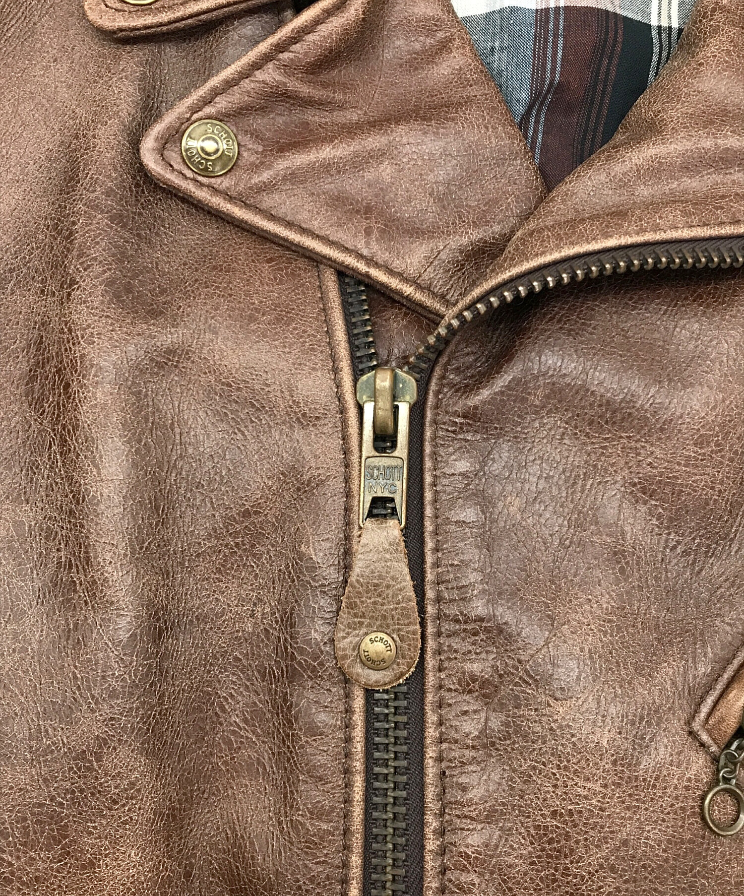 中古・古着通販】Schott (ショット) 626VN Cowhide Motorcycle Jacket