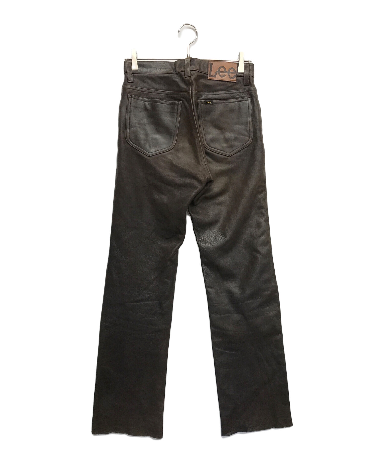 中古・古着通販】LEE (リー) 5201 RIDERS カウレザーパンツ ブラウン