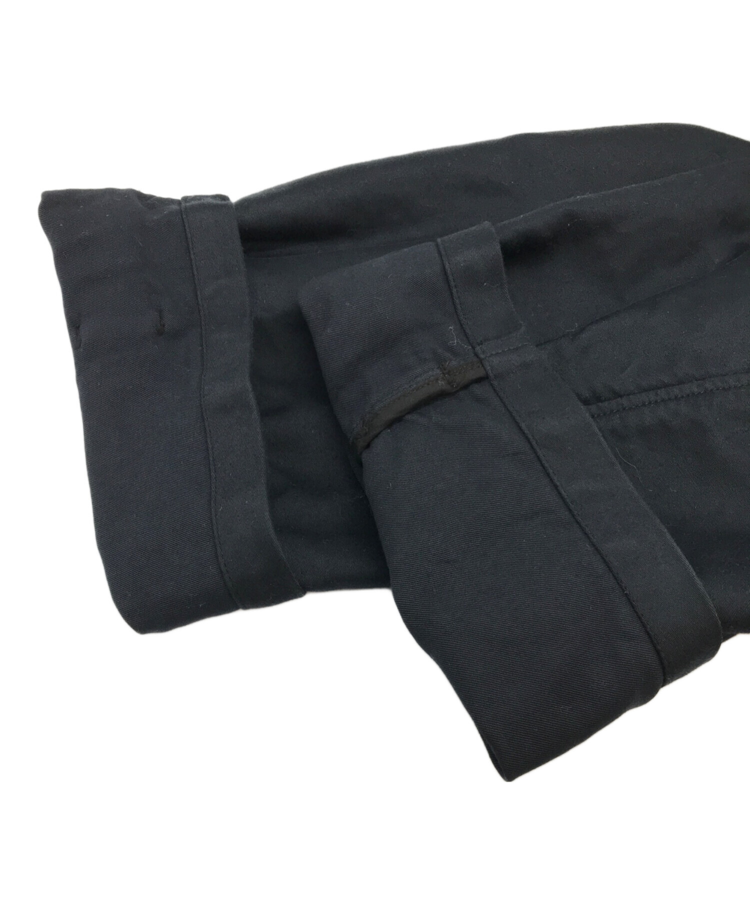 中古・古着通販】OUTIL (ウティ) ステンカラーコート ブラック サイズ