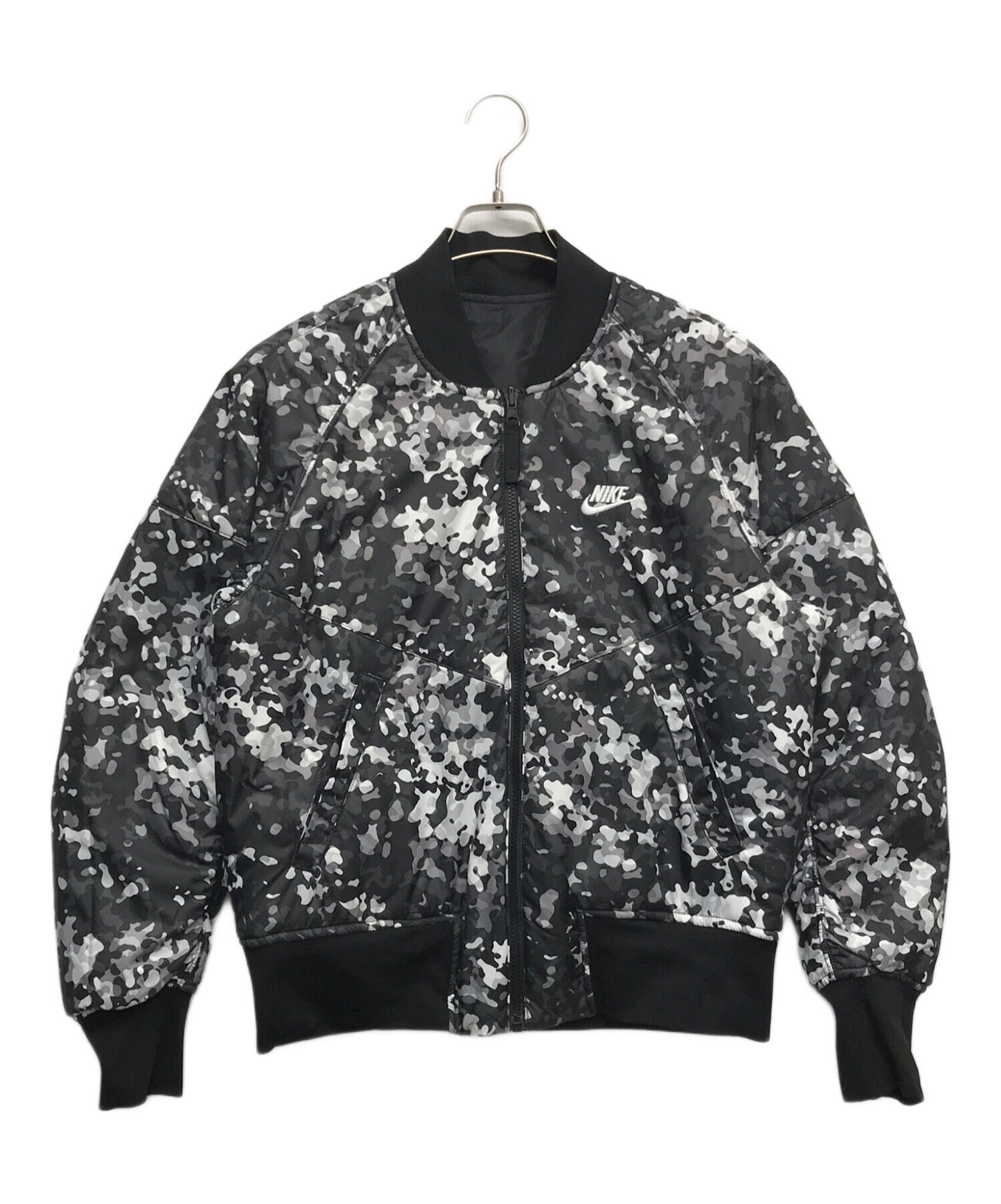 NIKE リバーシブルボンバージャケット 中古・古着通販】NIKE (ナイキ) リバーシブル ボンバージャケット